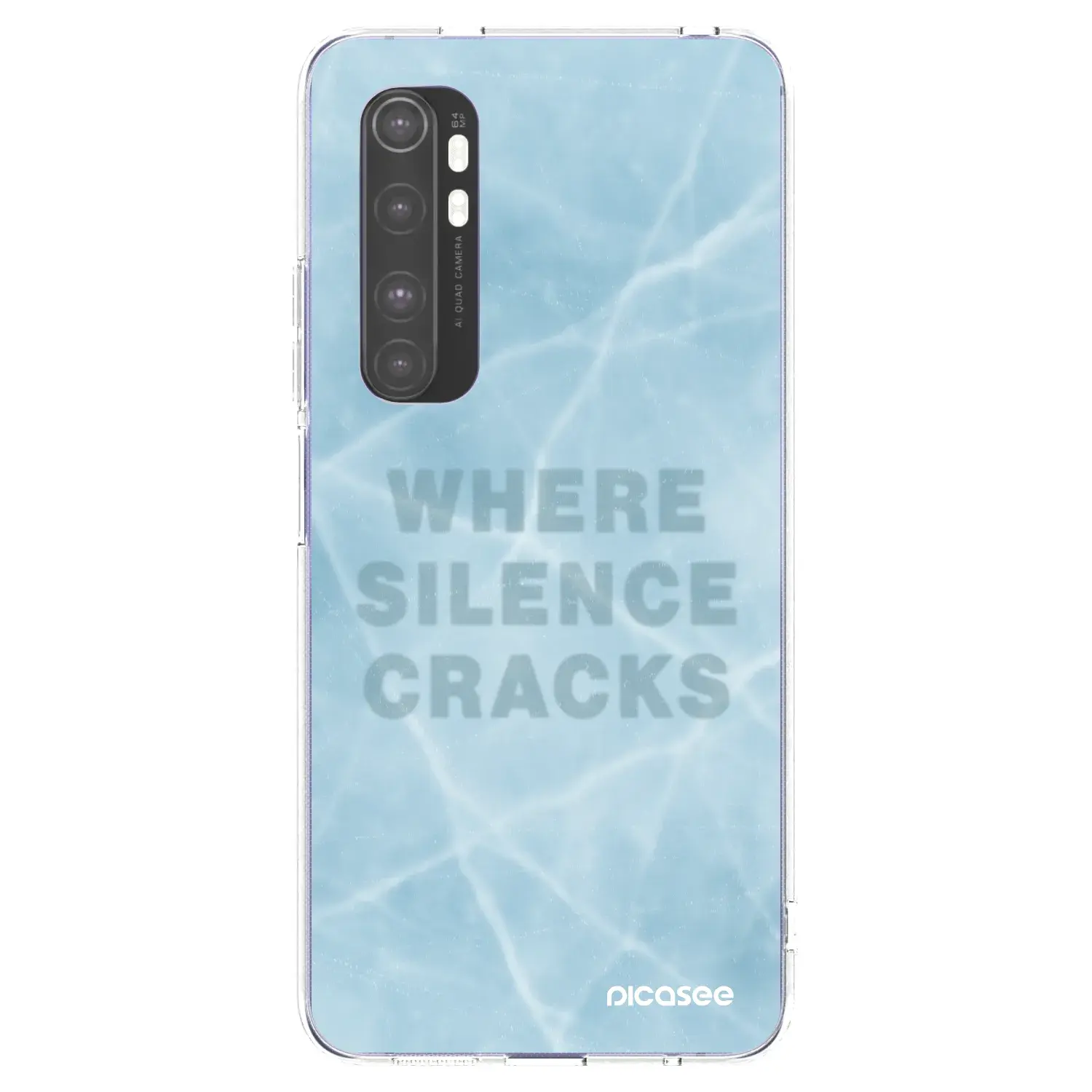 Silikonový průhledný obal pro Xiaomi Mi Note 10 Lite - SILENCE