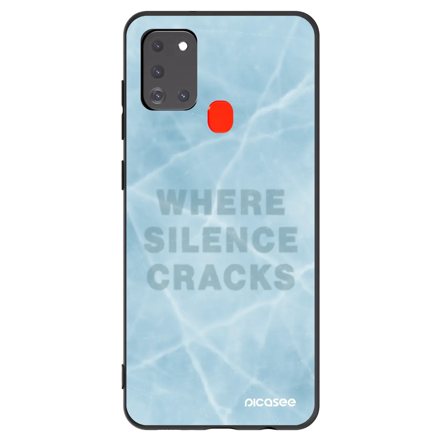 Silikonový černý obal pro Samsung Galaxy A21s - SILENCE