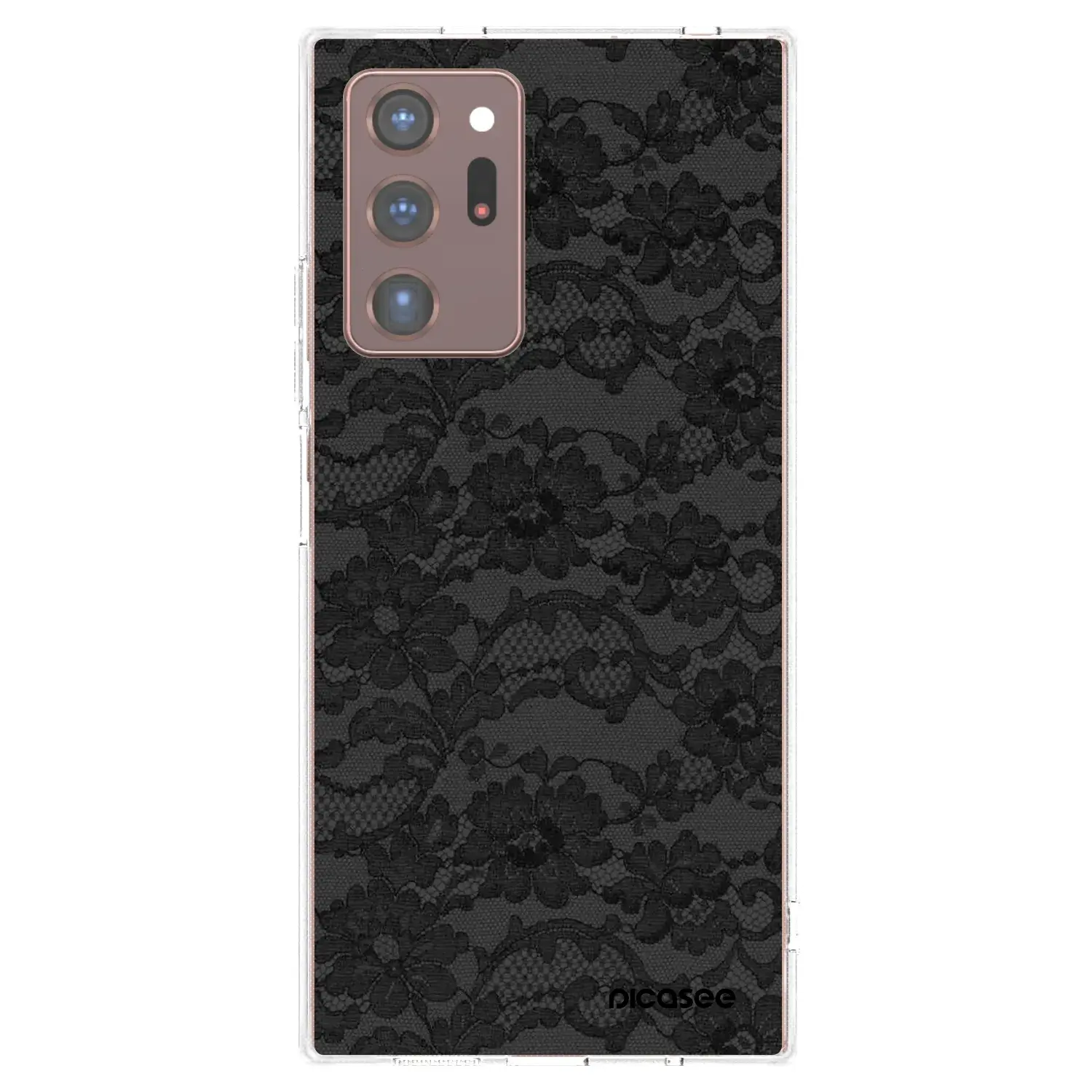 Silikonový průhledný obal pro Samsung Galaxy Note 20 Ultra - Dark Elegance