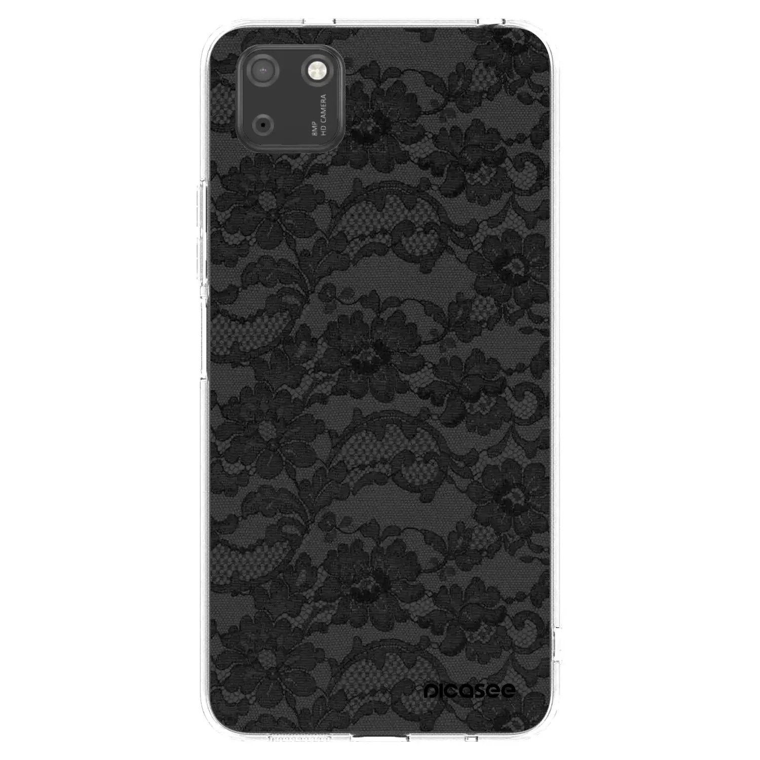 Silikonový průhledný obal pro Huawei Y5P - Dark Elegance