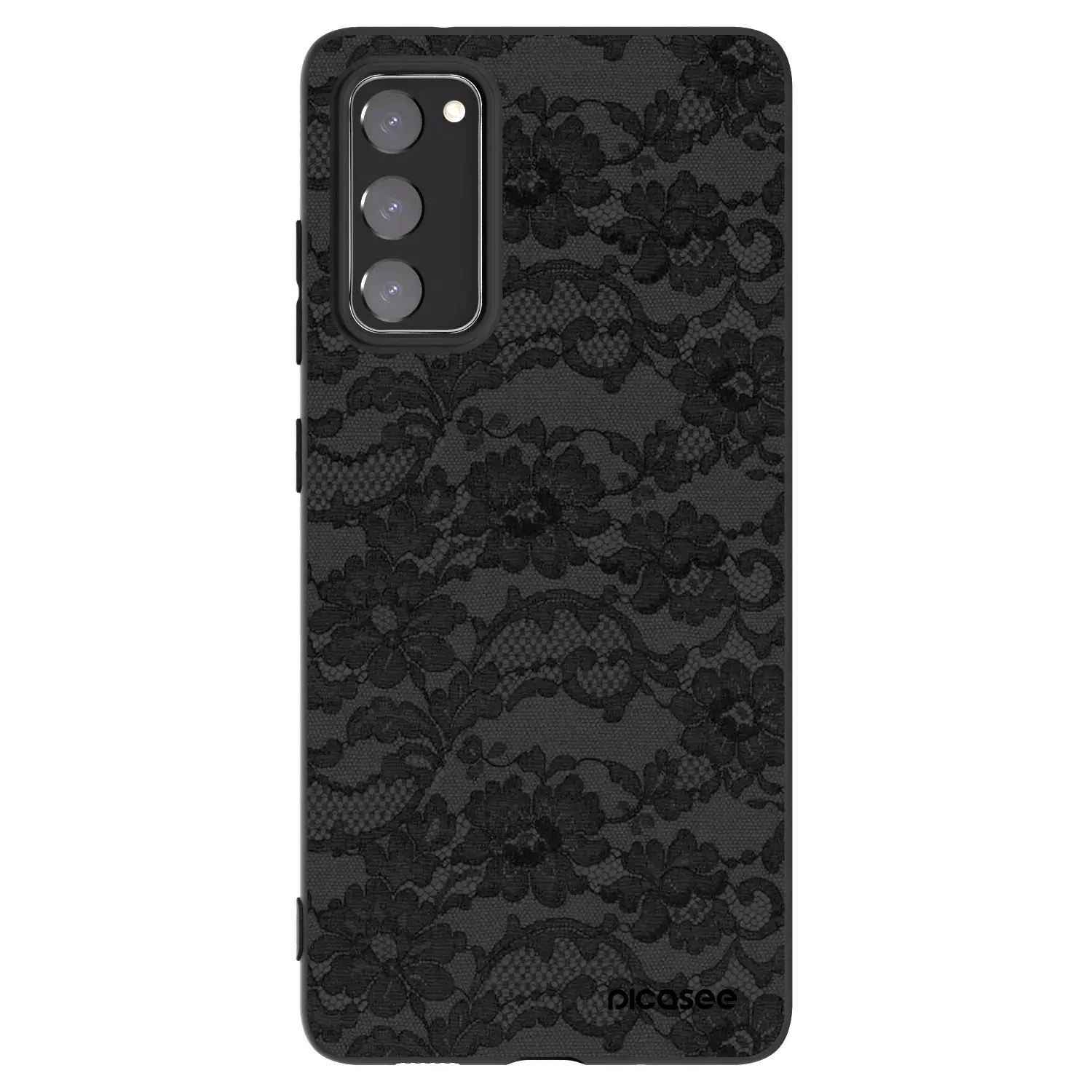 Silikonový černý obal pro Samsung Galaxy S20 FE - Dark Elegance