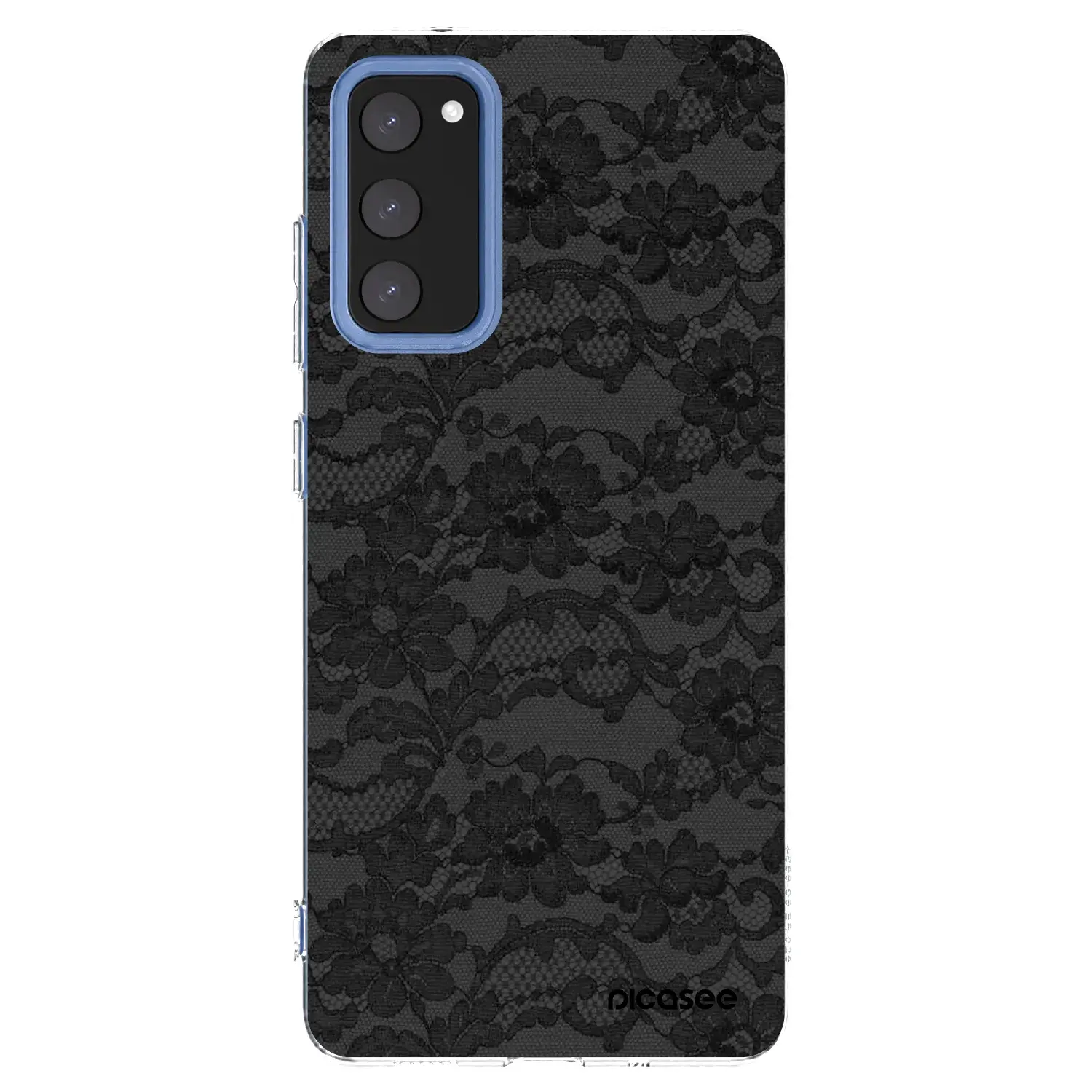 Silikonový průhledný obal pro Samsung Galaxy S20 FE - Dark Elegance