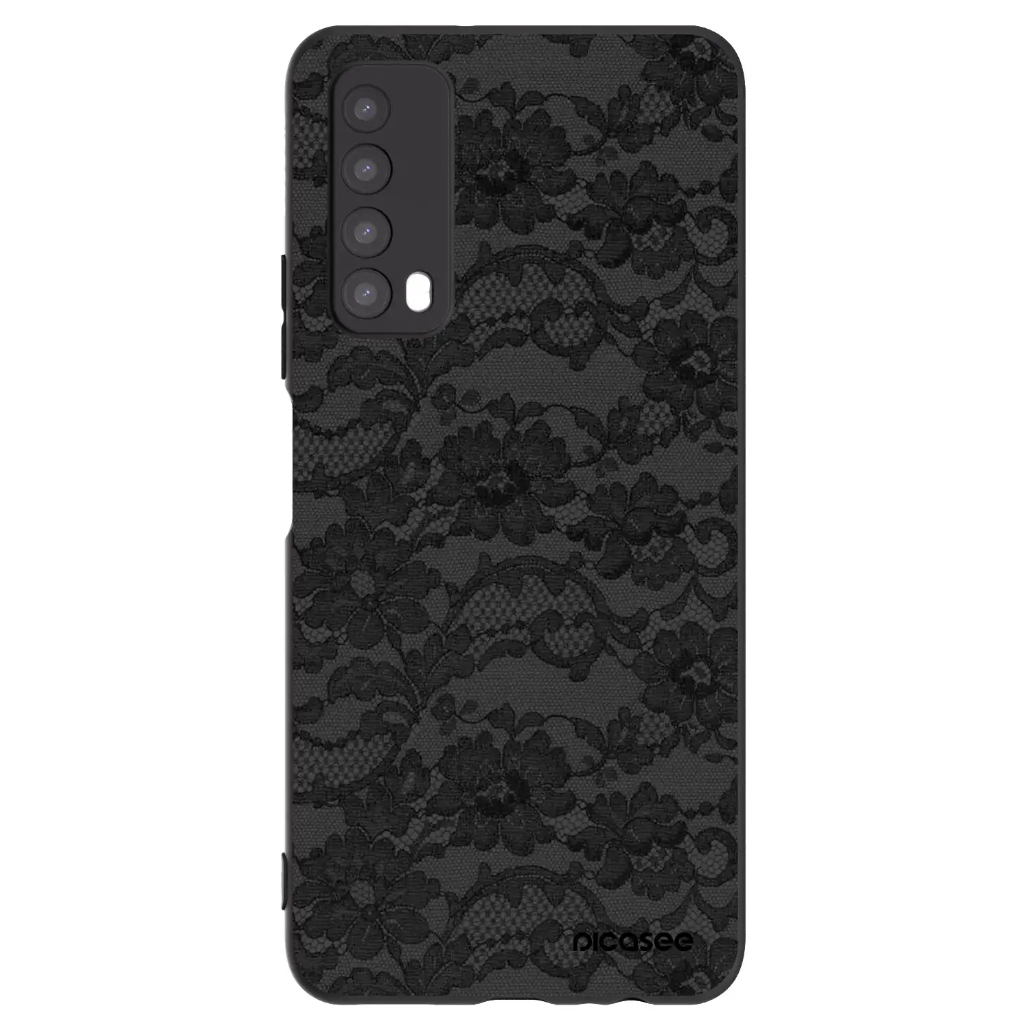 Silikonový černý obal pro Huawei P Smart 2021 - Dark Elegance