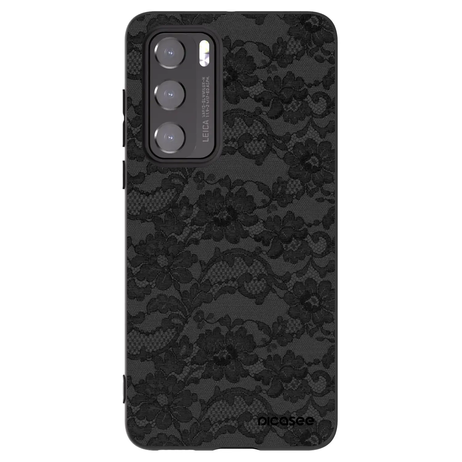 Silikonový černý obal pro Huawei P40 - Dark Elegance