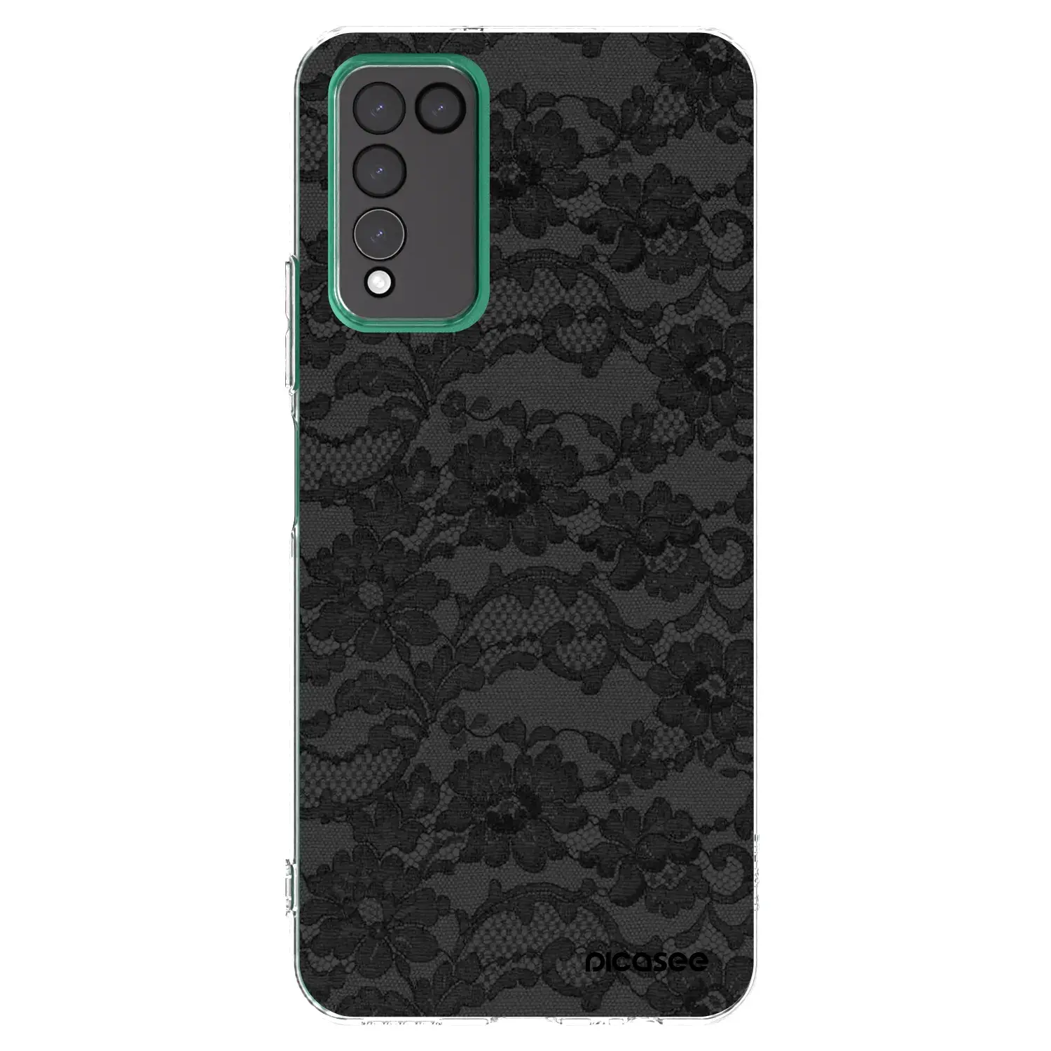 Silikonový průhledný obal pro Honor 10X Lite - Dark Elegance
