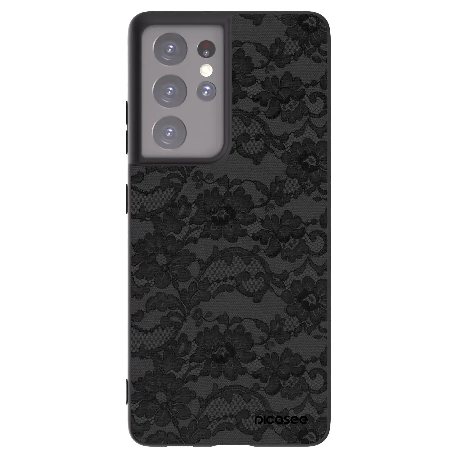 Silikonový černý obal pro Samsung Galaxy S21 Ultra 5G G998B - Dark Elegance