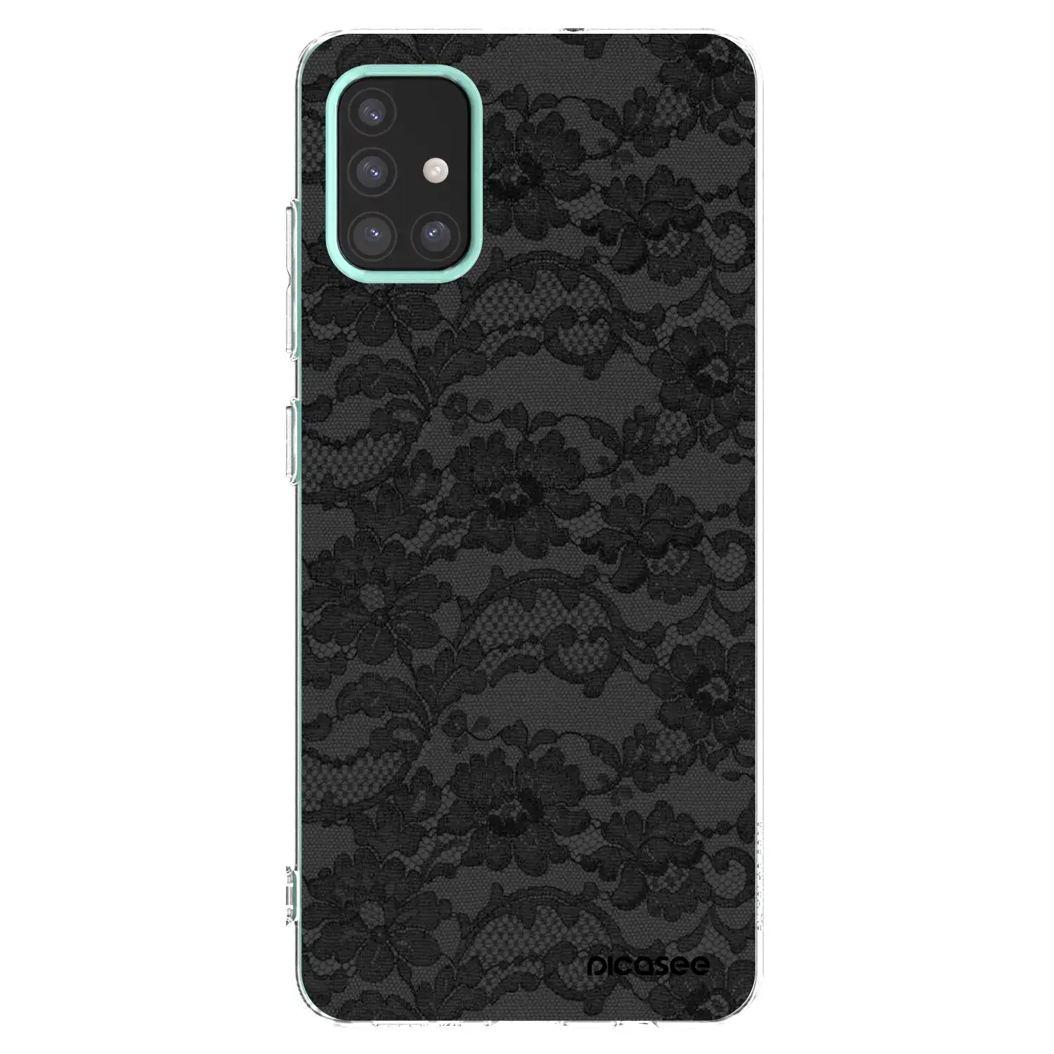 Silikonový průhledný obal pro Samsung Galaxy M31s - Dark Elegance