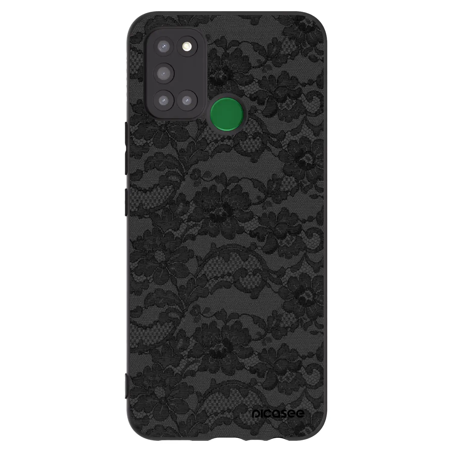 Silikonový černý obal pro Realme 7i - Dark Elegance