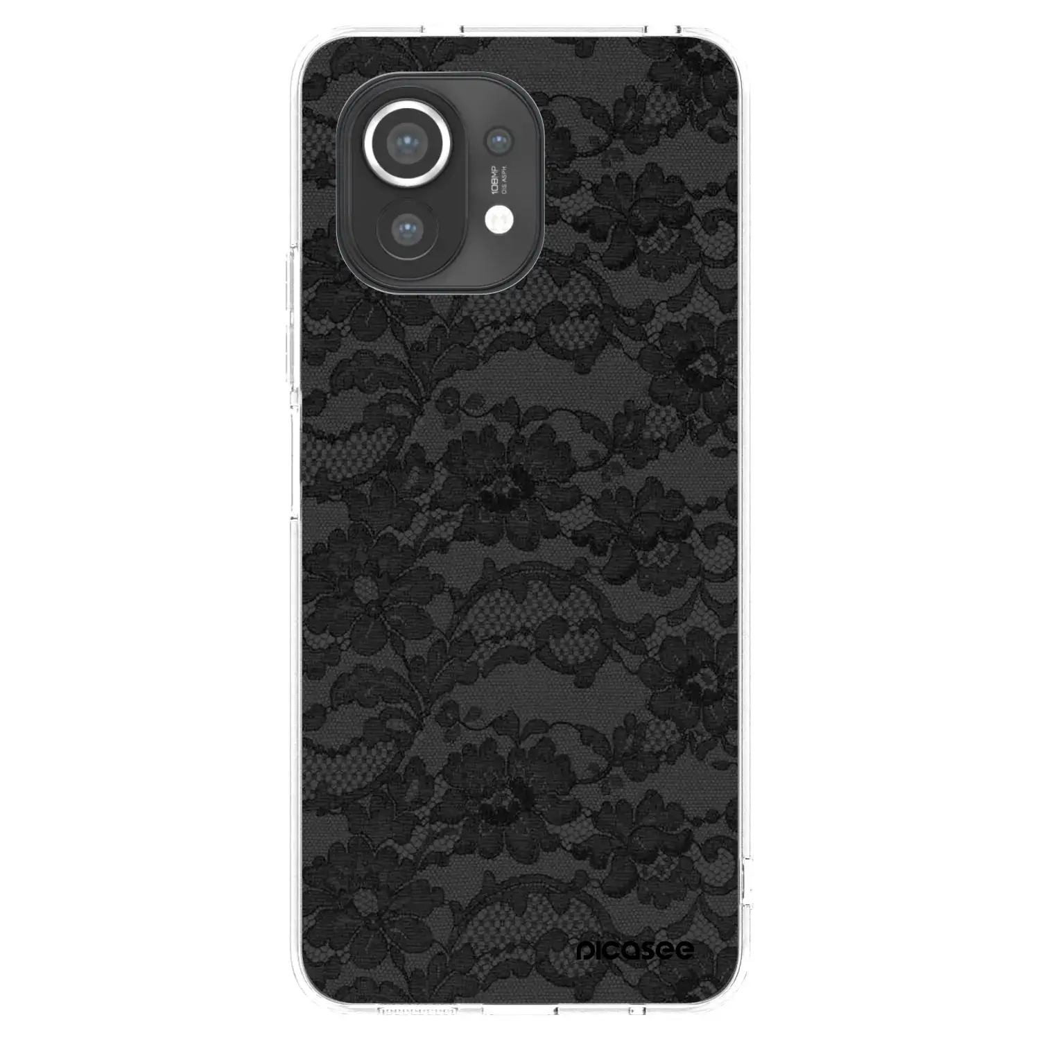 Silikonový průhledný obal pro Xiaomi Mi 11 - Dark Elegance