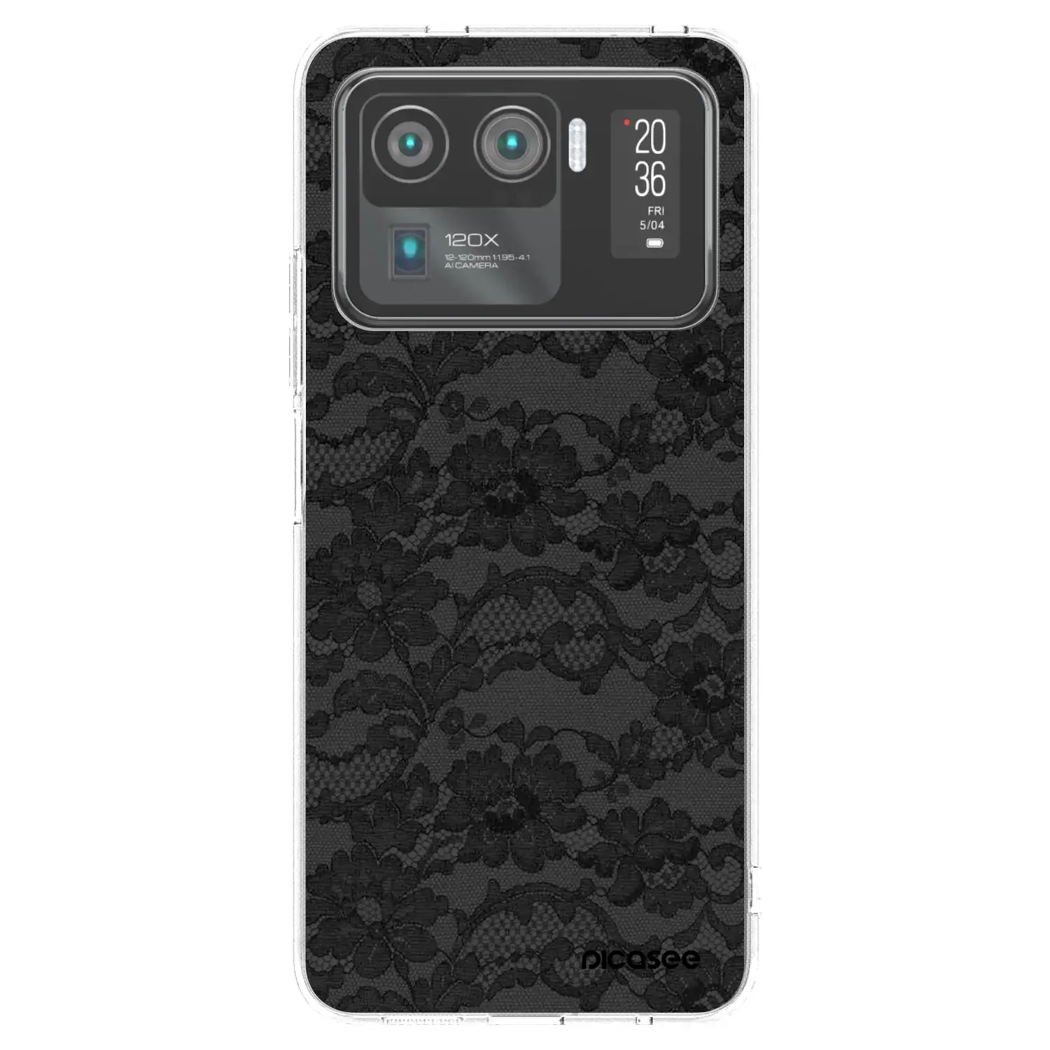 Silikonový průhledný obal pro Xiaomi Mi 11 Ultra - Dark Elegance