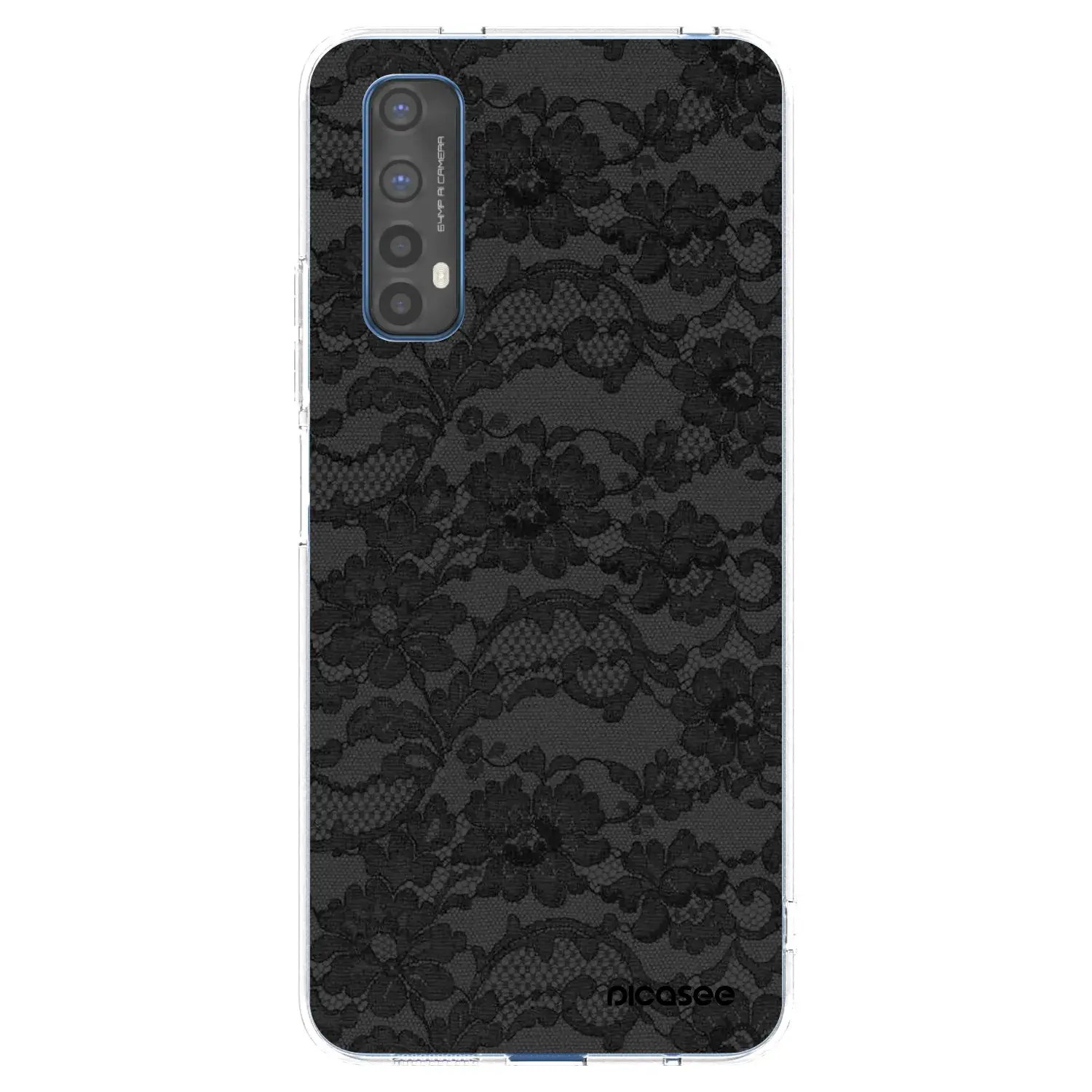 Silikonový průhledný obal pro Realme 7 - Dark Elegance
