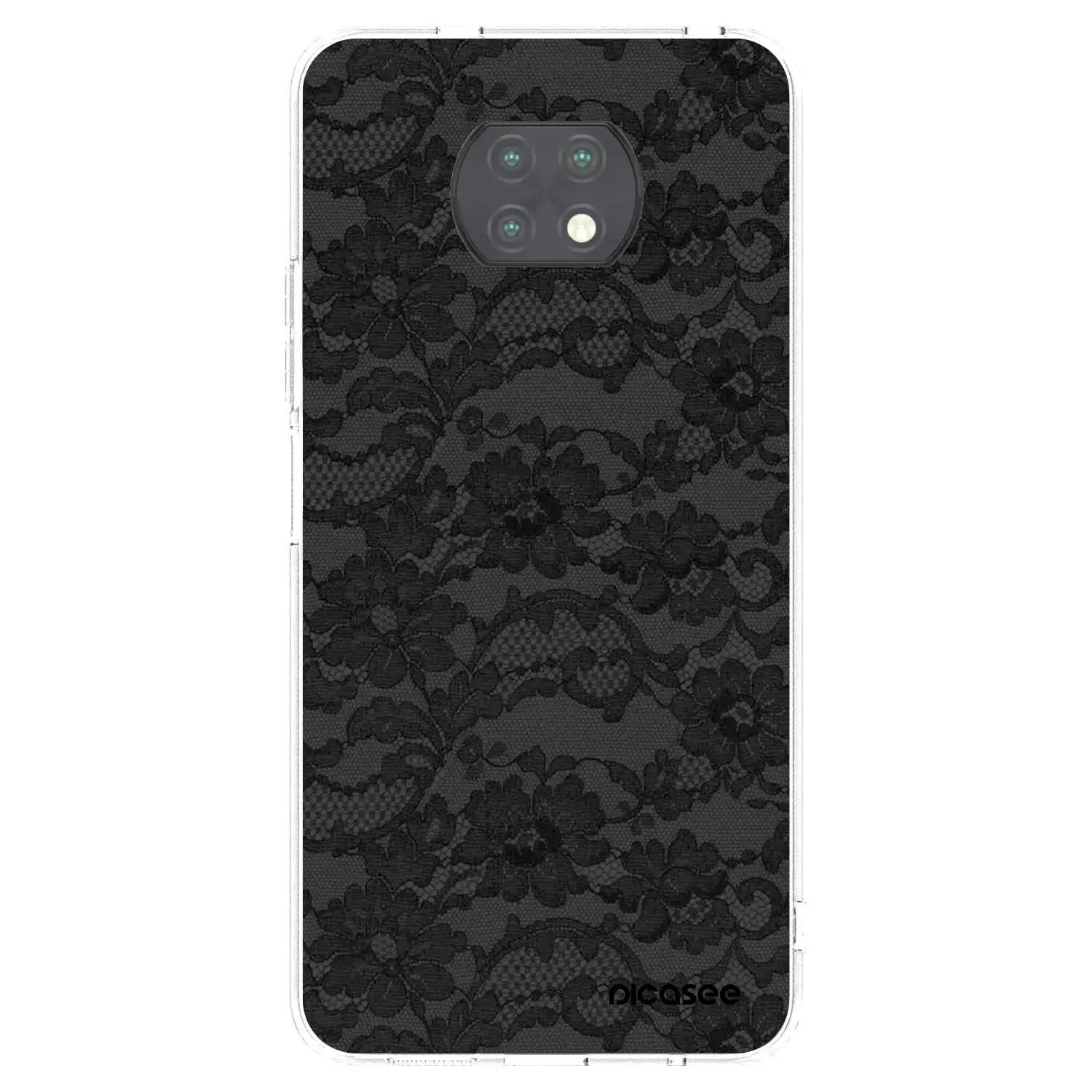 Silikonový průhledný obal pro Xiaomi Redmi Note 9T - Dark Elegance