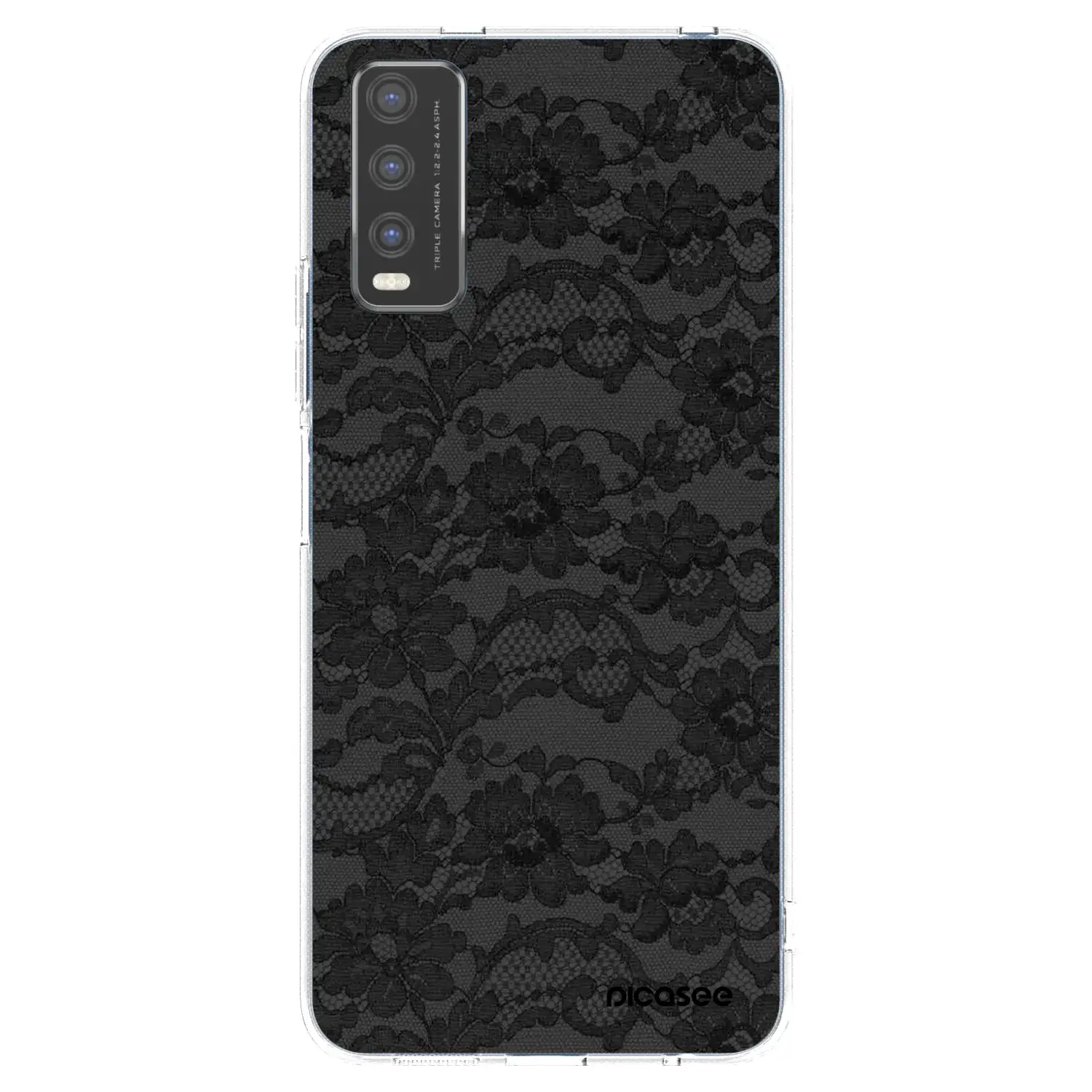 Silikonový průhledný obal pro Vivo Y20s - Dark Elegance