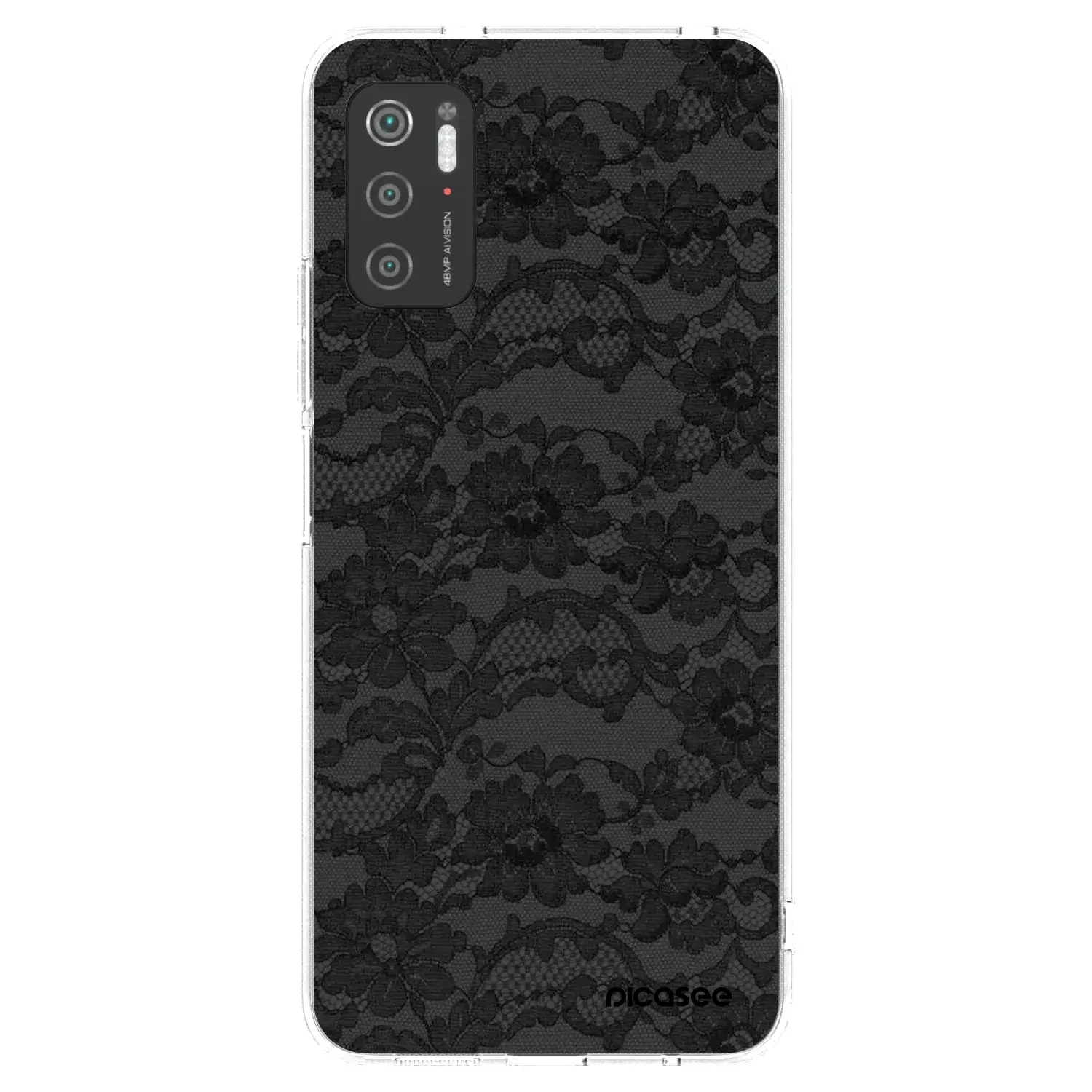 Silikonový průhledný obal pro Xiaomi Poco M3 Pro 5G - Dark Elegance