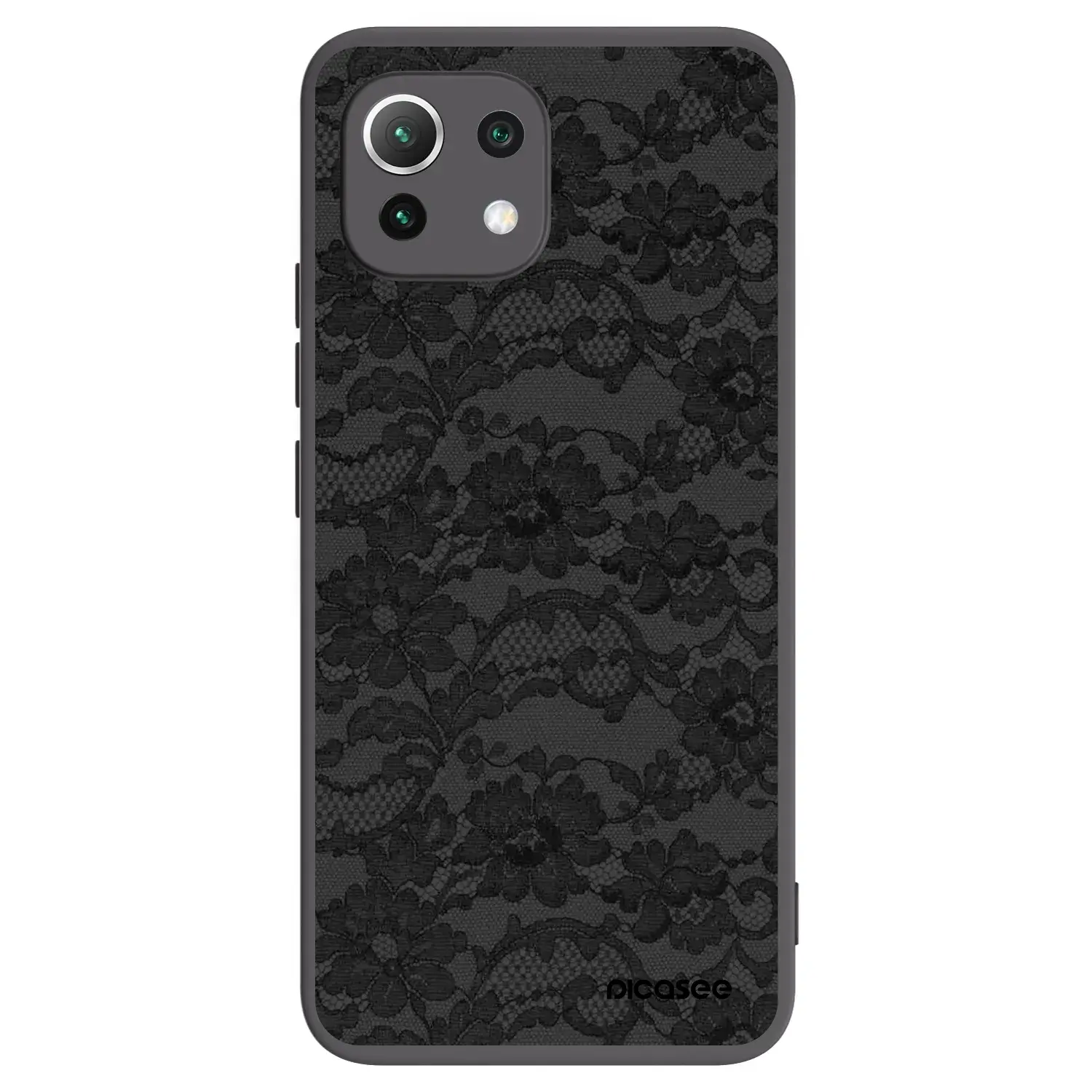 Silikonový černý obal pro Xiaomi 11 Lite 5G NE - Dark Elegance