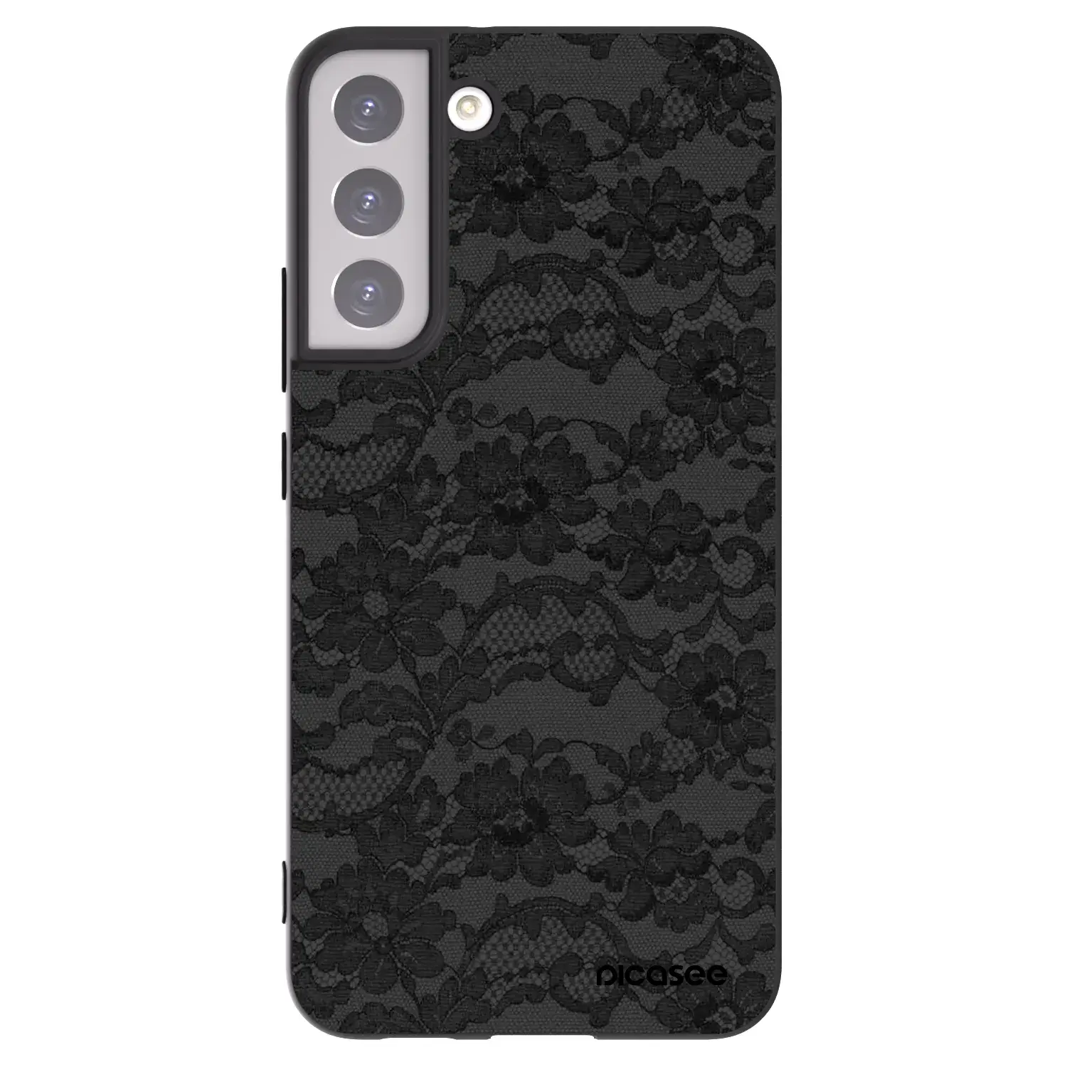 Silikonový černý obal pro Samsung Galaxy S22+ 5G - Dark Elegance