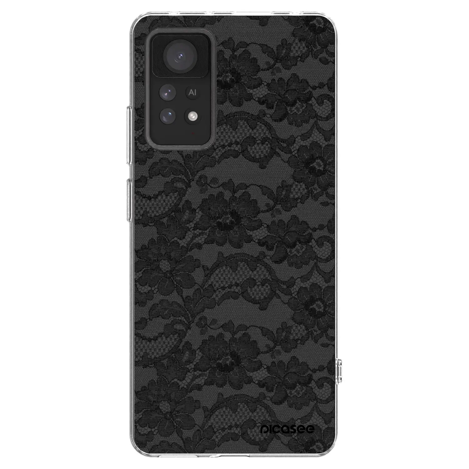 Silikonový průhledný obal pro Xiaomi Redmi Note 11 Pro - Dark Elegance