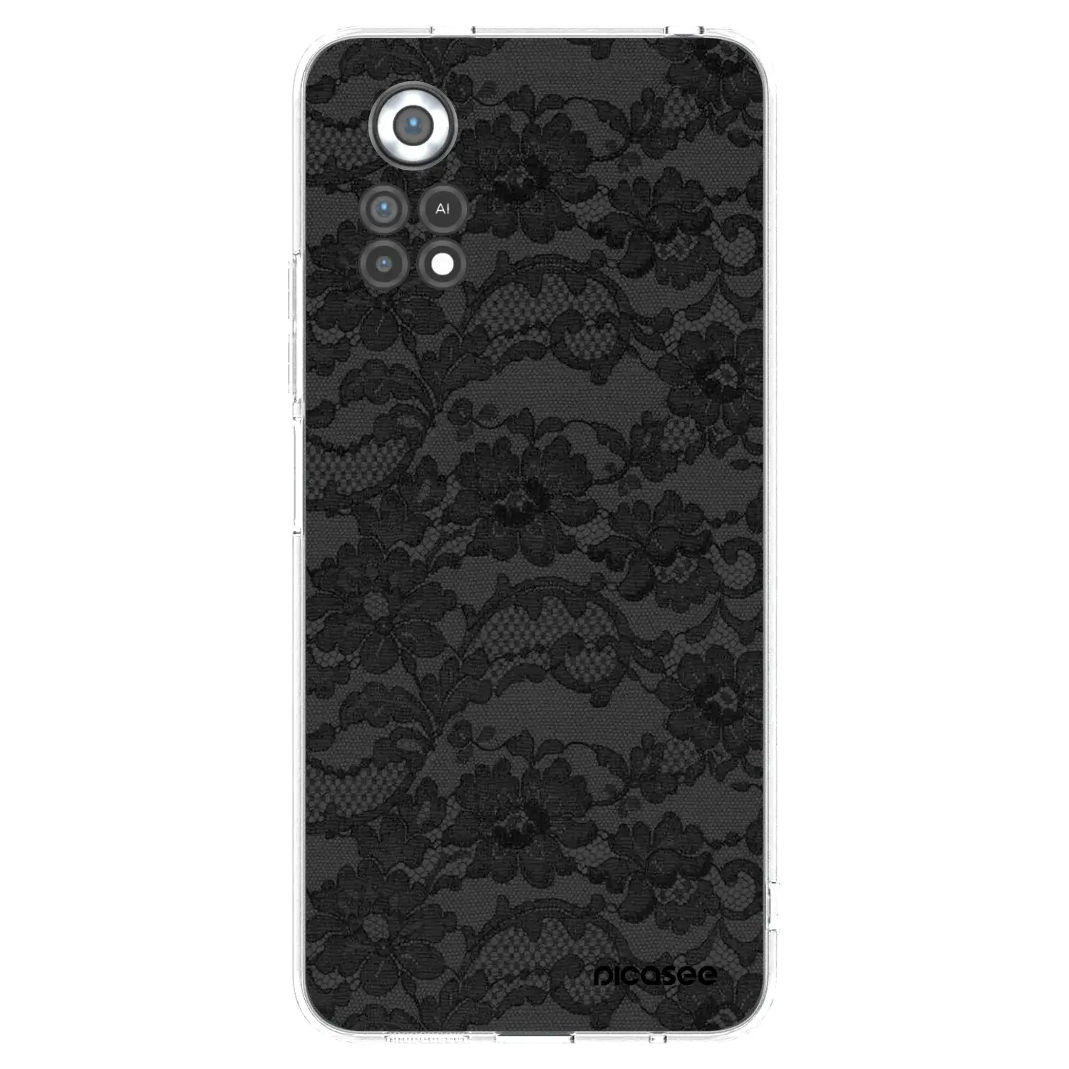 Silikonový průhledný obal pro Xiaomi Poco X4 Pro 5G - Dark Elegance