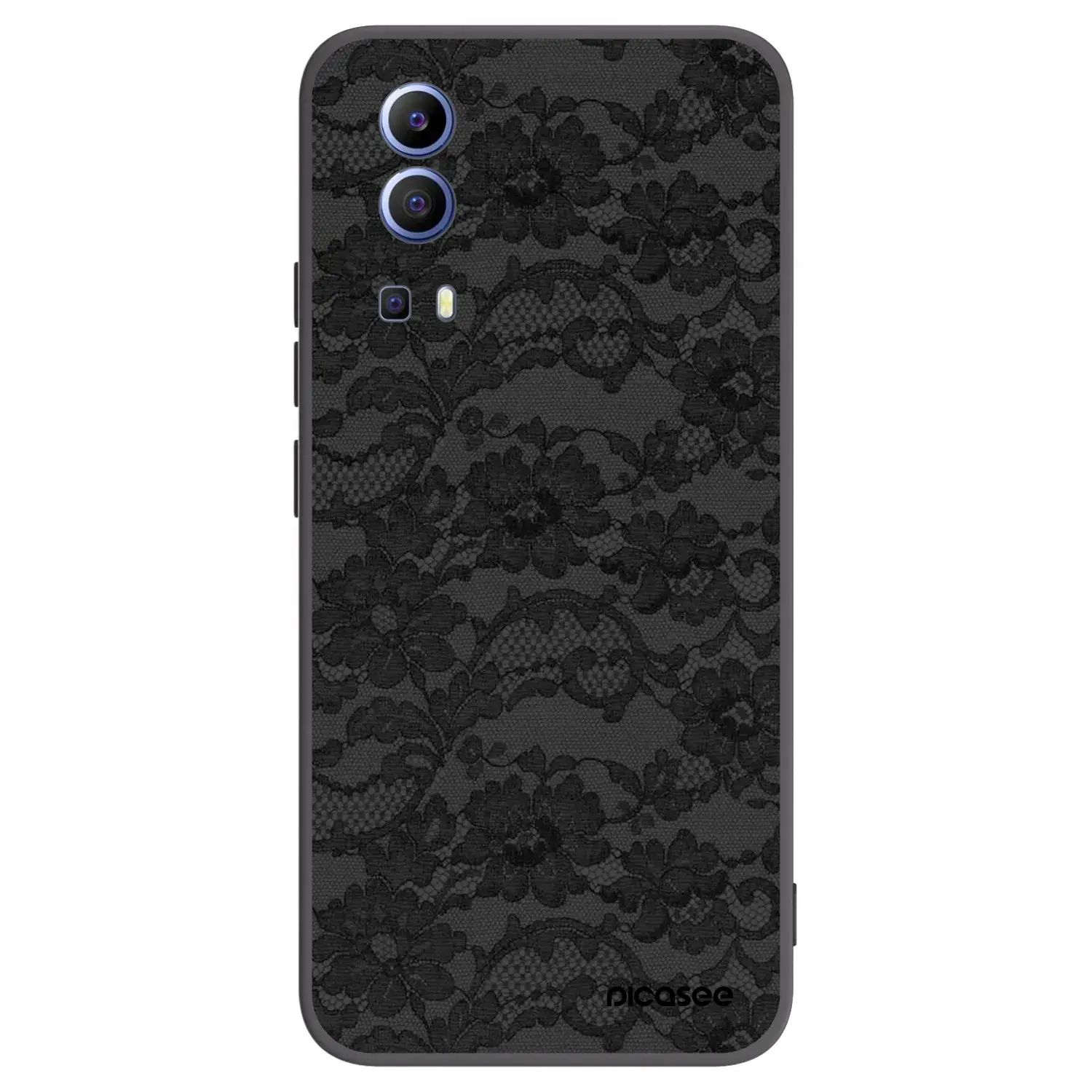 Silikonový černý obal pro Vivo Y52 5G - Dark Elegance