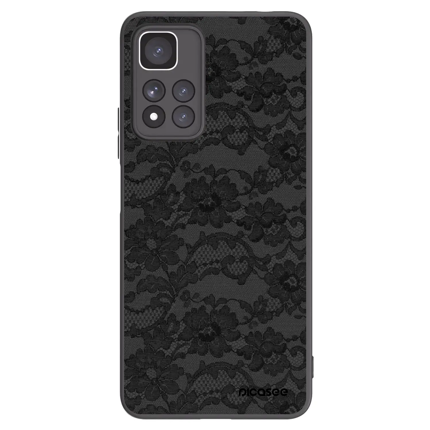 Silikonový černý obal pro Xiaomi Redmi Note 11 Pro+ 5G - Dark Elegance