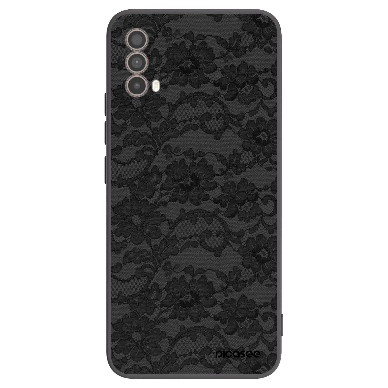 Silikonový černý obal pro Motorola Moto E40 - Dark Elegance