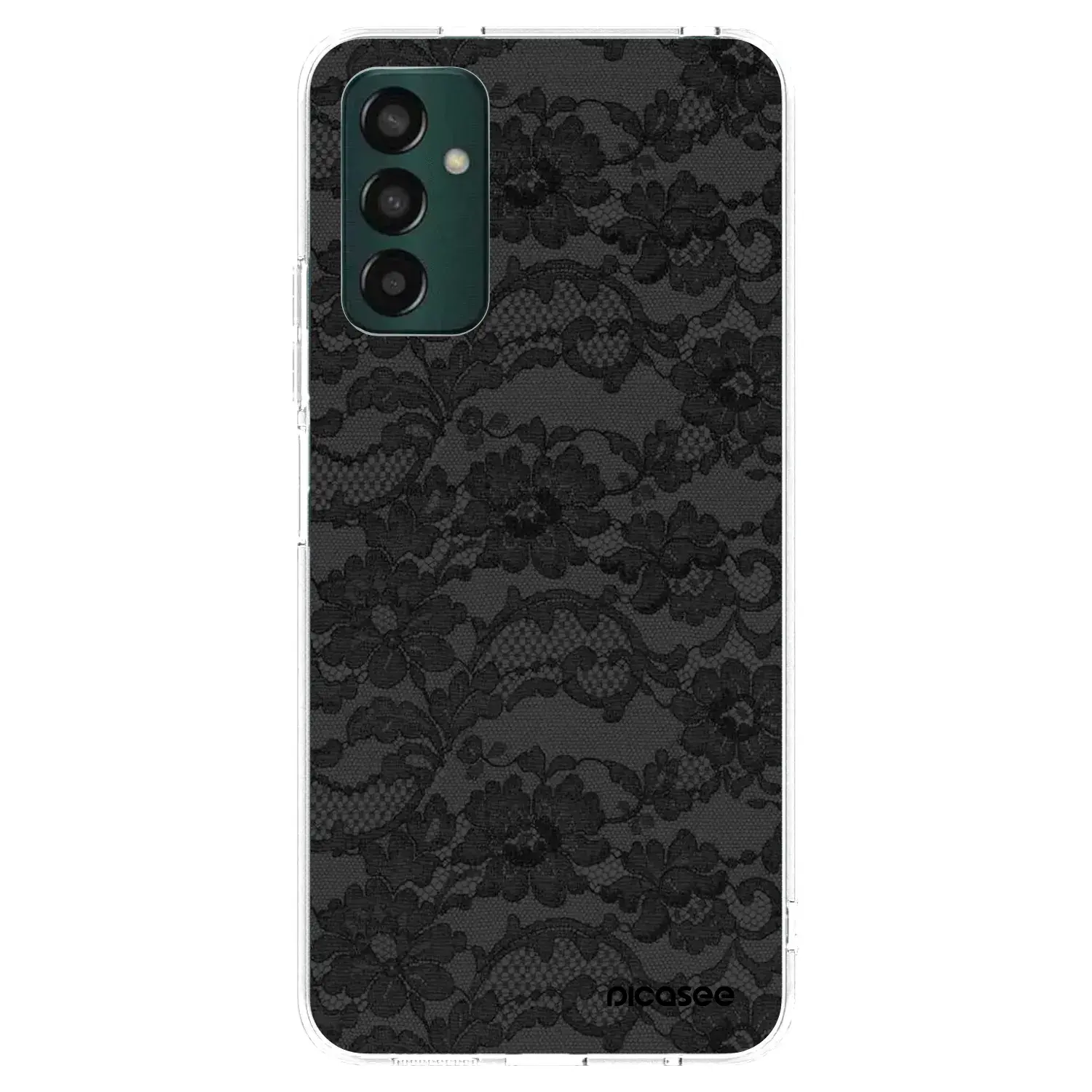 Silikonový průhledný obal pro Samsung Galaxy M23 5G - Dark Elegance