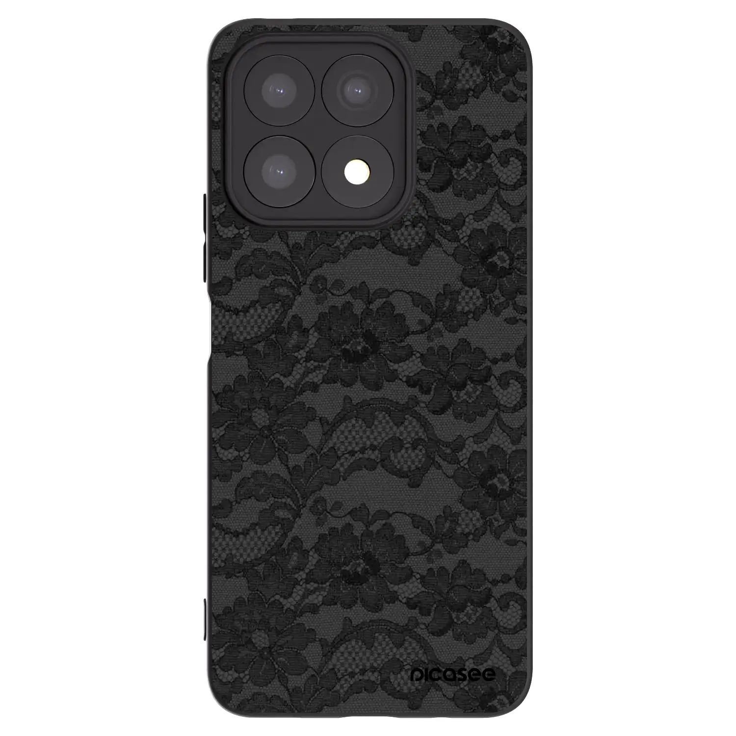 Silikonový černý obal pro Honor X8a - Dark Elegance