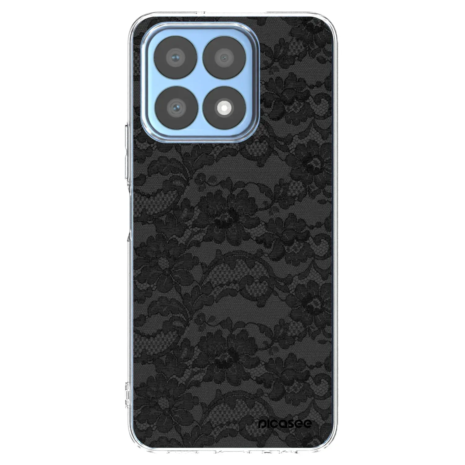 Silikonový průhledný obal pro Honor X8a - Dark Elegance