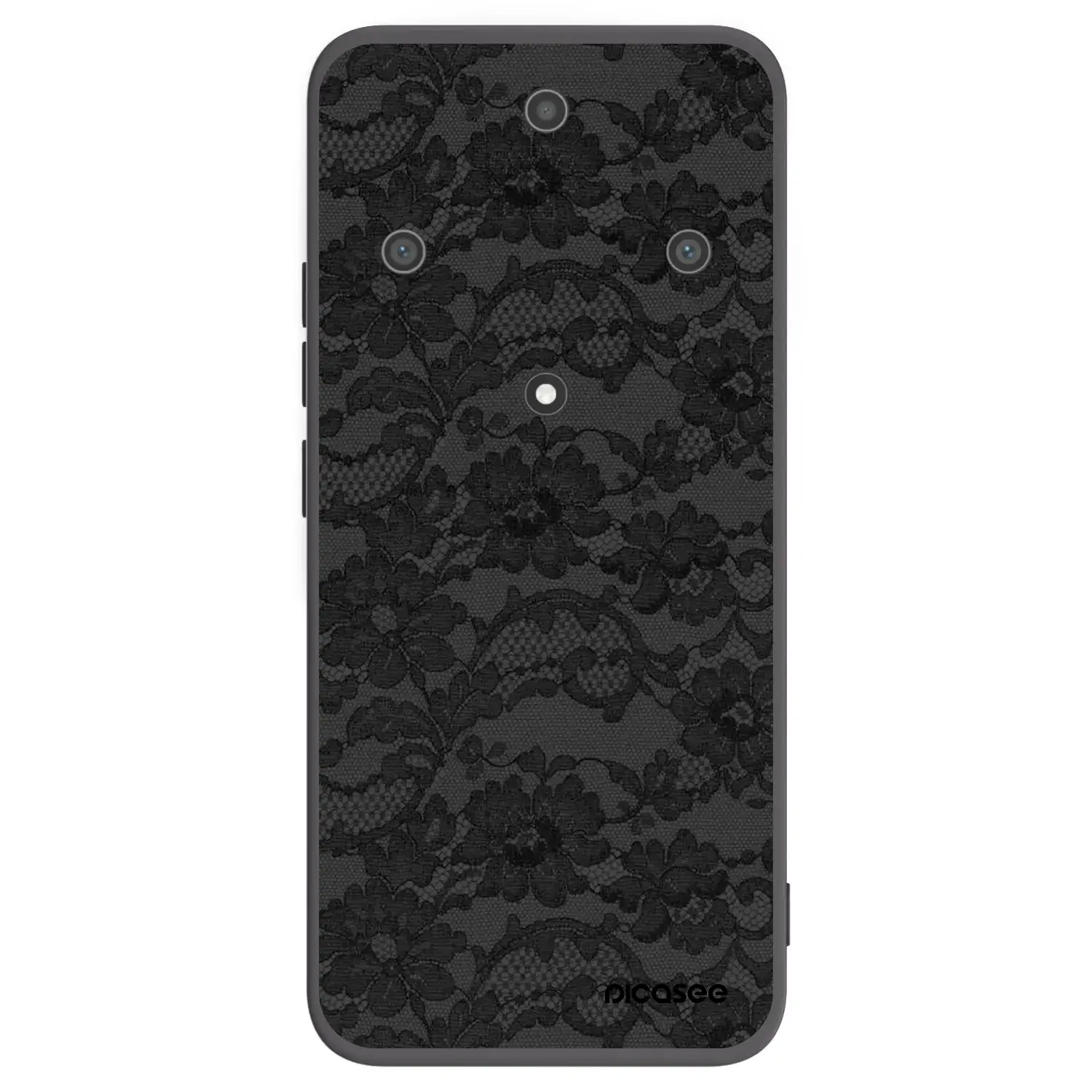 Silikonový černý obal pro Honor Magic5 Lite 5G - Dark Elegance