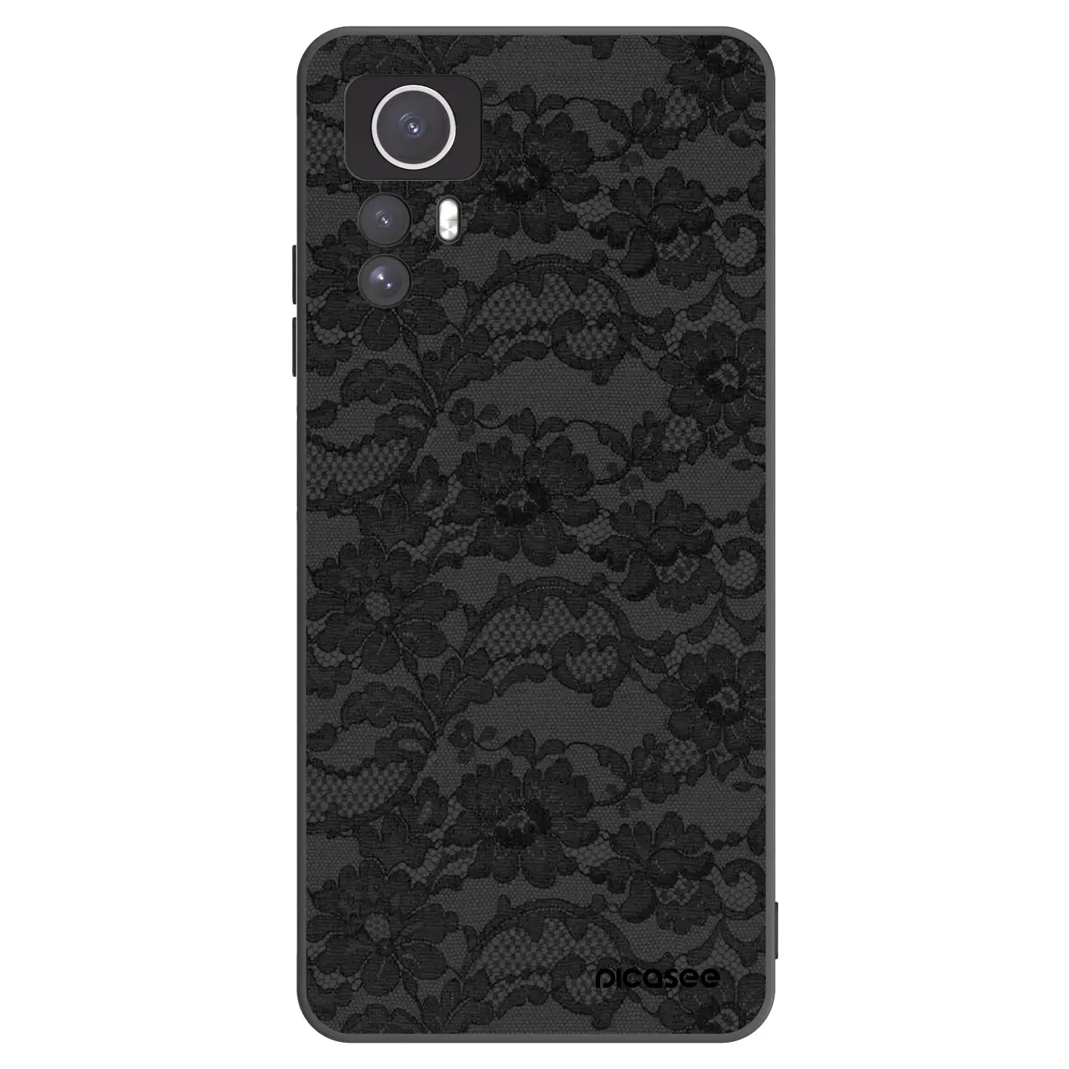 Silikonový černý obal pro Xiaomi Redmi Note 12S - Dark Elegance