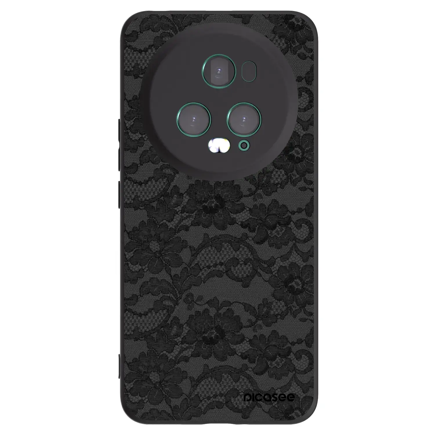 Silikonový černý obal pro Honor Magic5 Pro - Dark Elegance