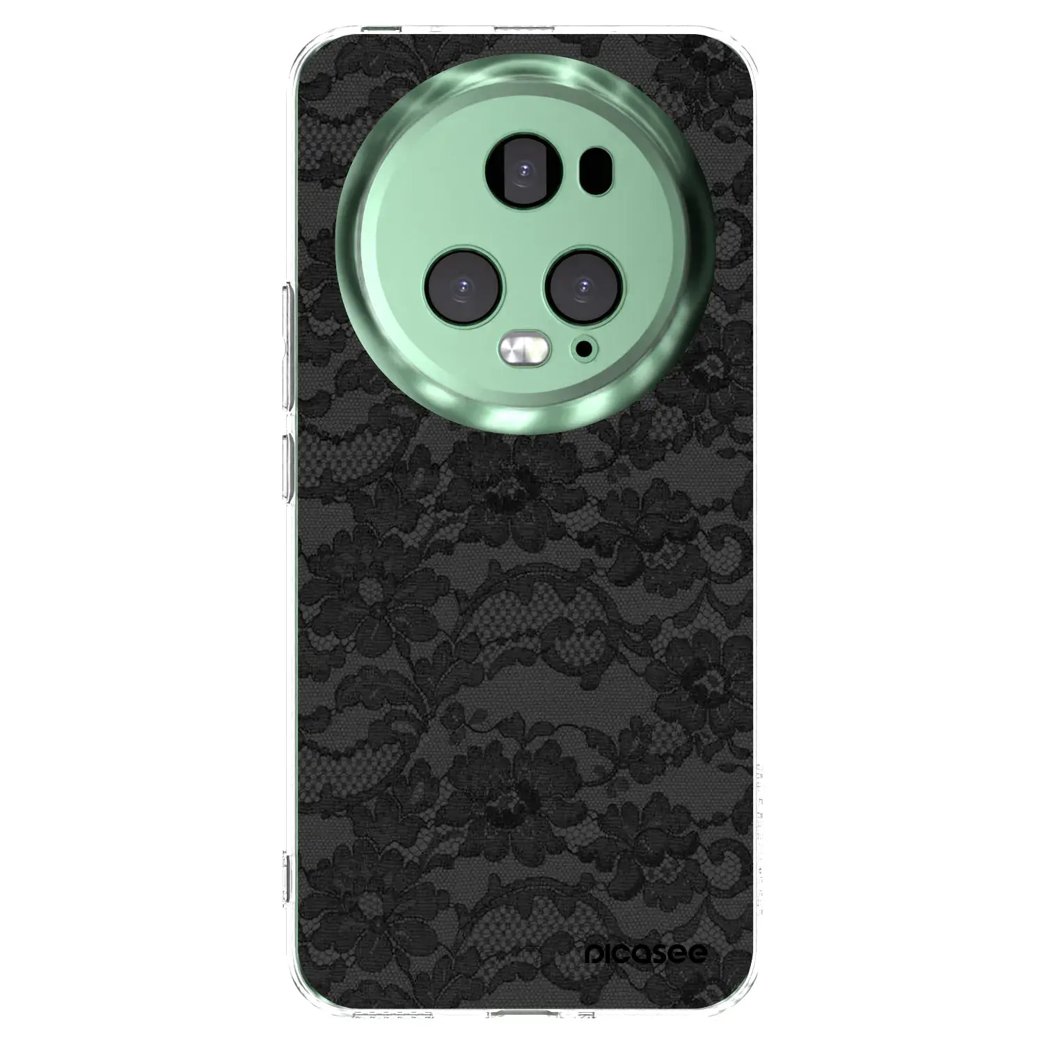 Silikonový průhledný obal pro Honor Magic5 Pro - Dark Elegance