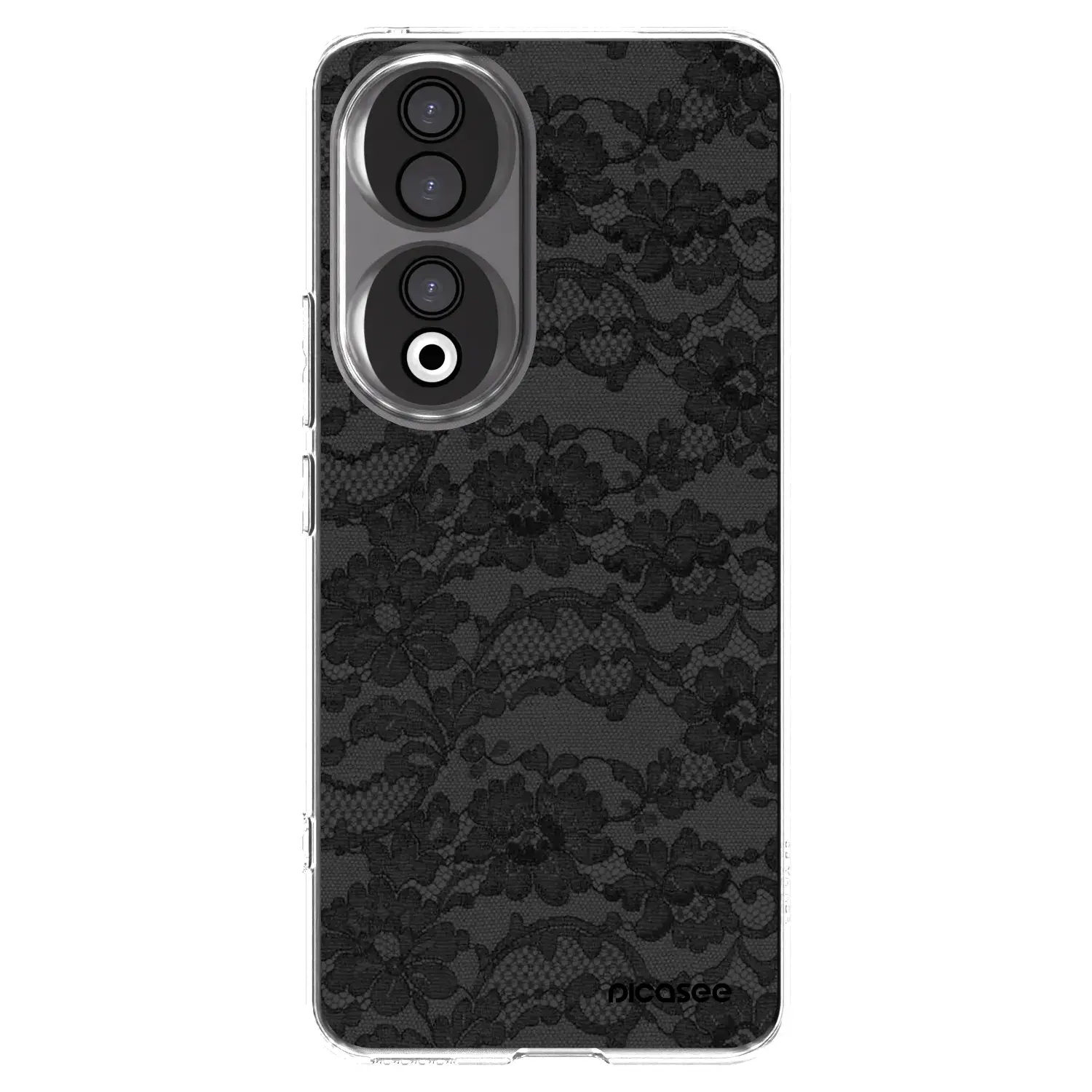 Silikonový průhledný obal pro Honor 90 5G - Dark Elegance