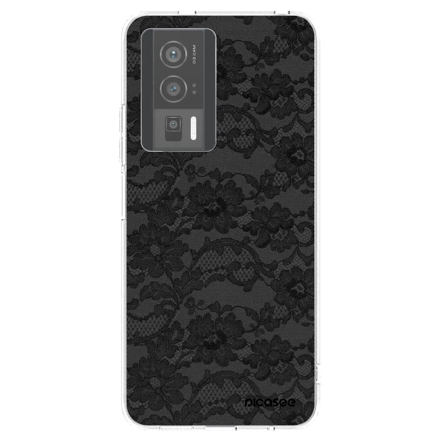 Silikonový průhledný obal pro Xiaomi Poco F5 Pro 5G - Dark Elegance