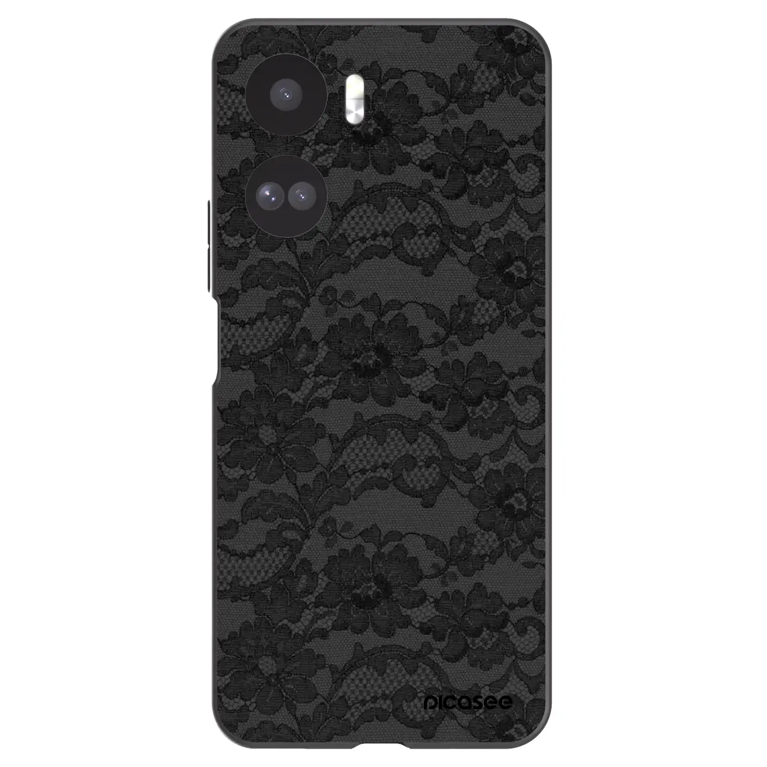 Silikonový černý obal pro Honor 90 Lite 5G - Dark Elegance
