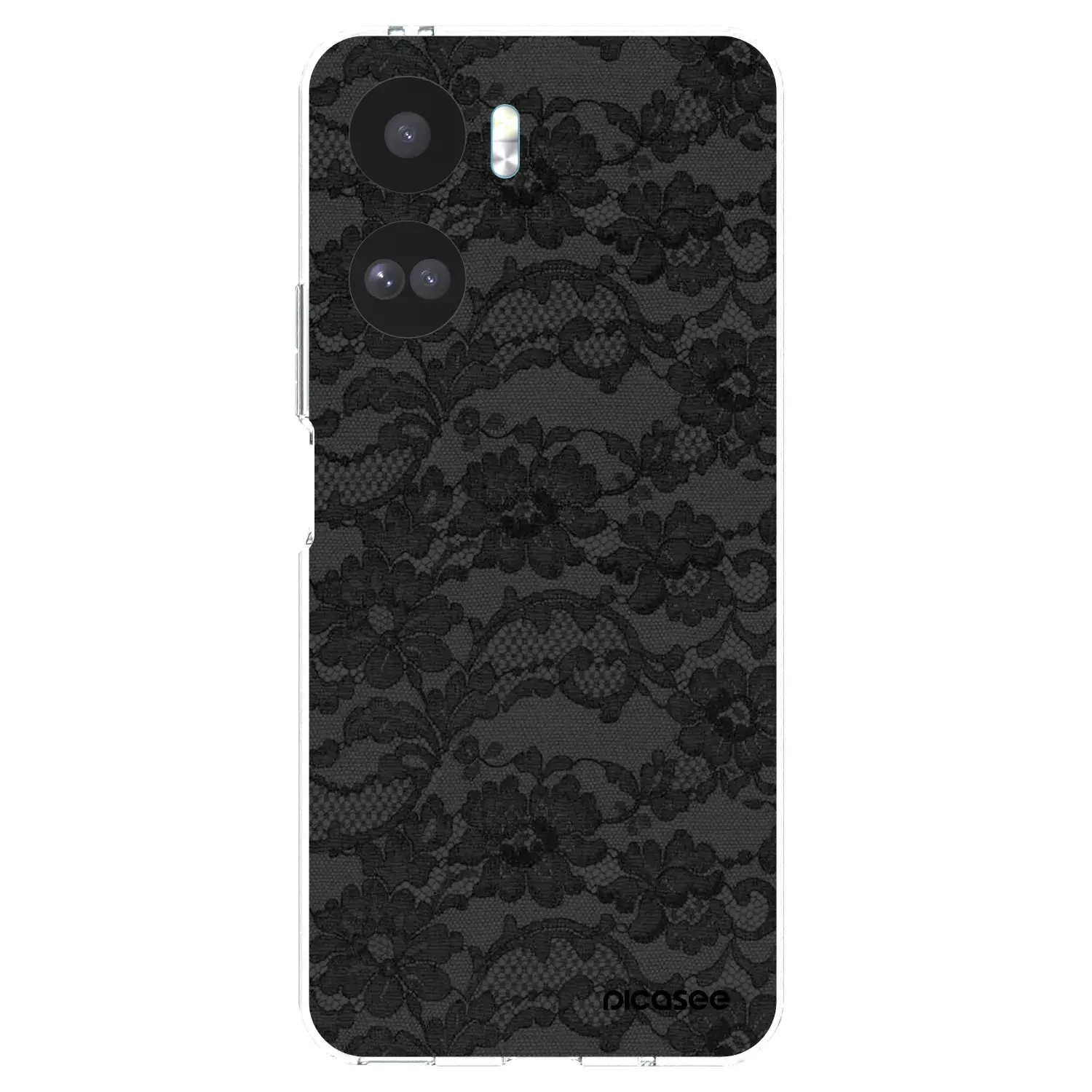 Silikonový průhledný obal pro Honor 90 Lite 5G - Dark Elegance
