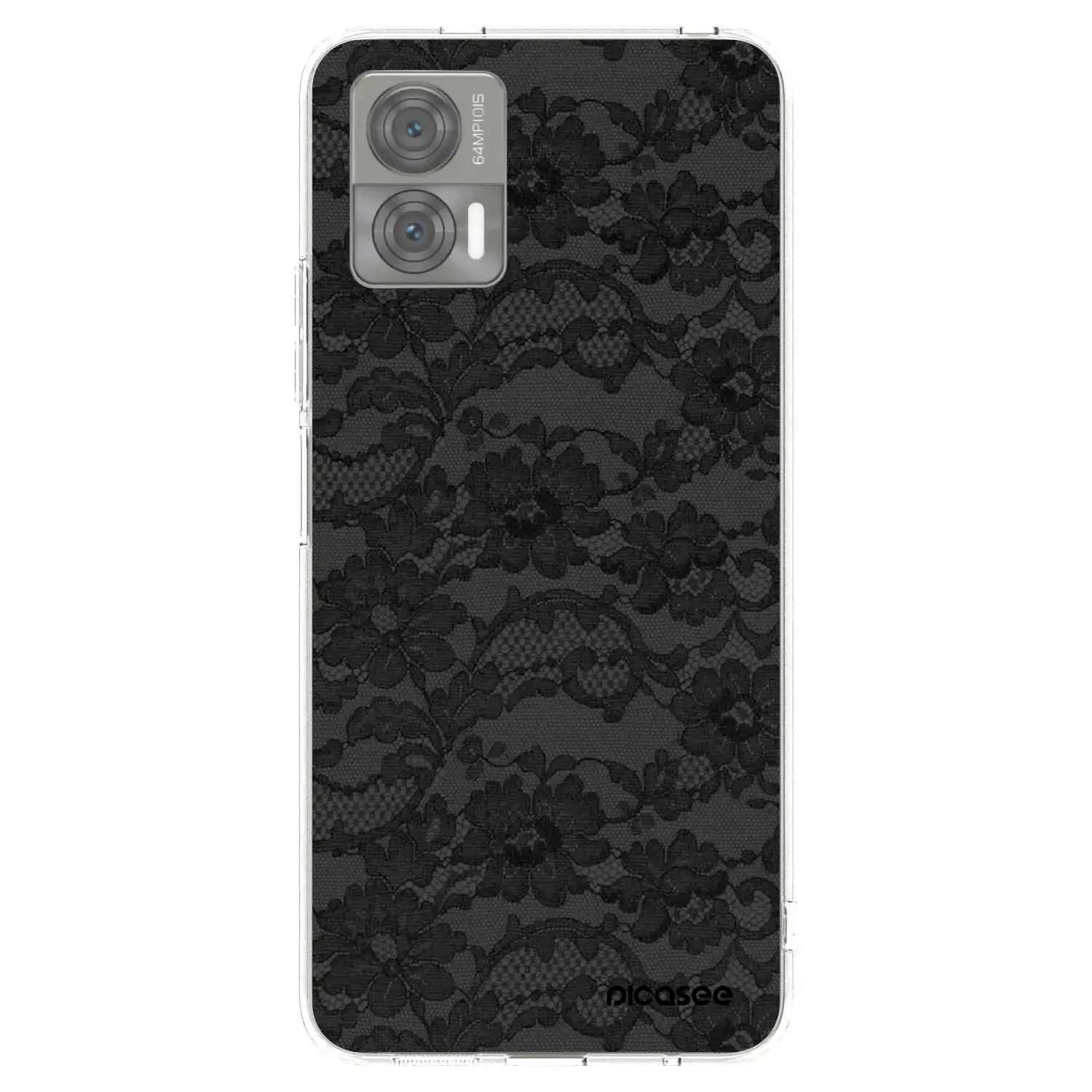 Silikonový průhledný obal pro Motorola Edge 30 Neo - Dark Elegance
