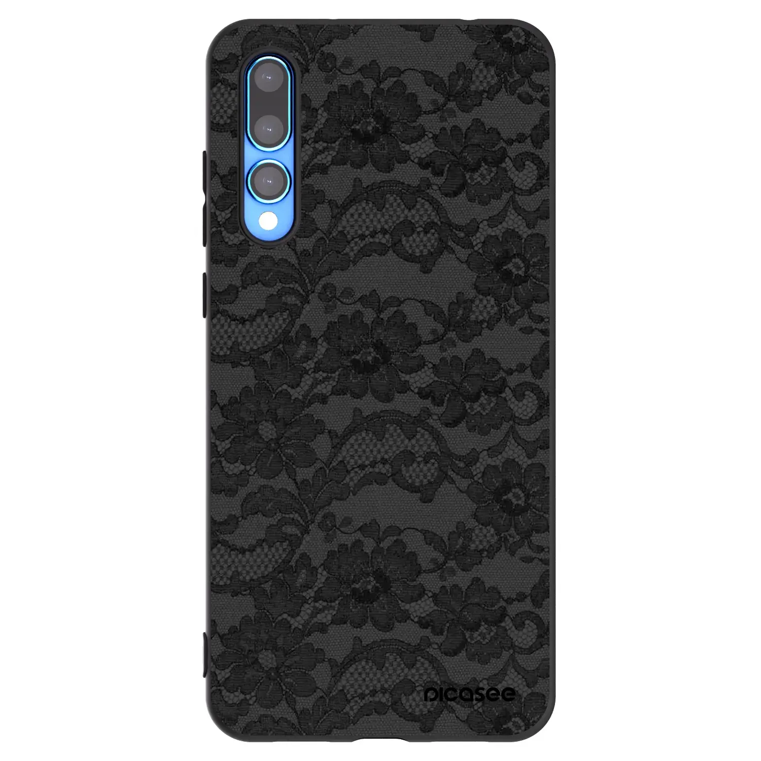 Silikonový černý obal pro Huawei P20 Pro - Dark Elegance