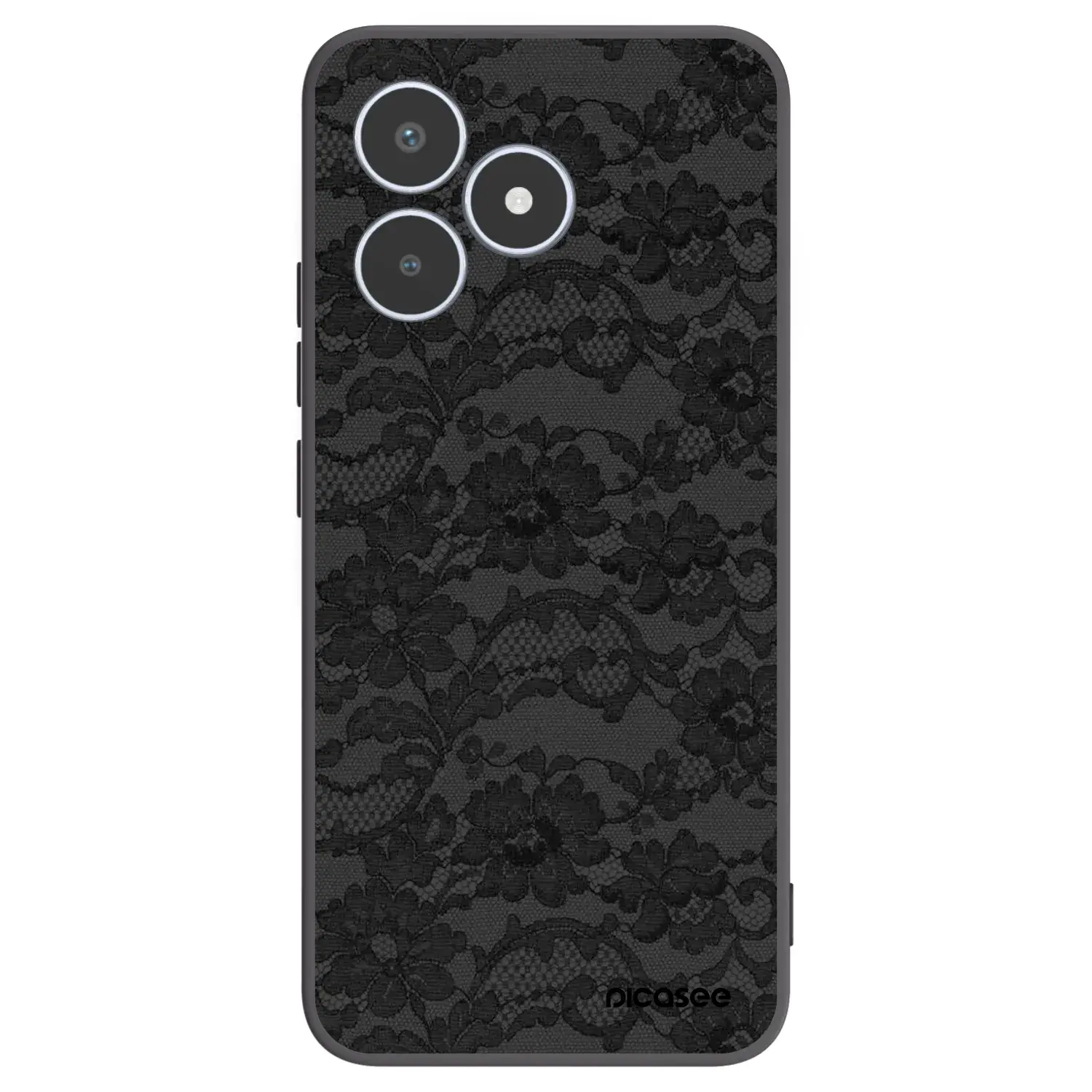 Silikonový černý obal pro Realme C53 - Dark Elegance