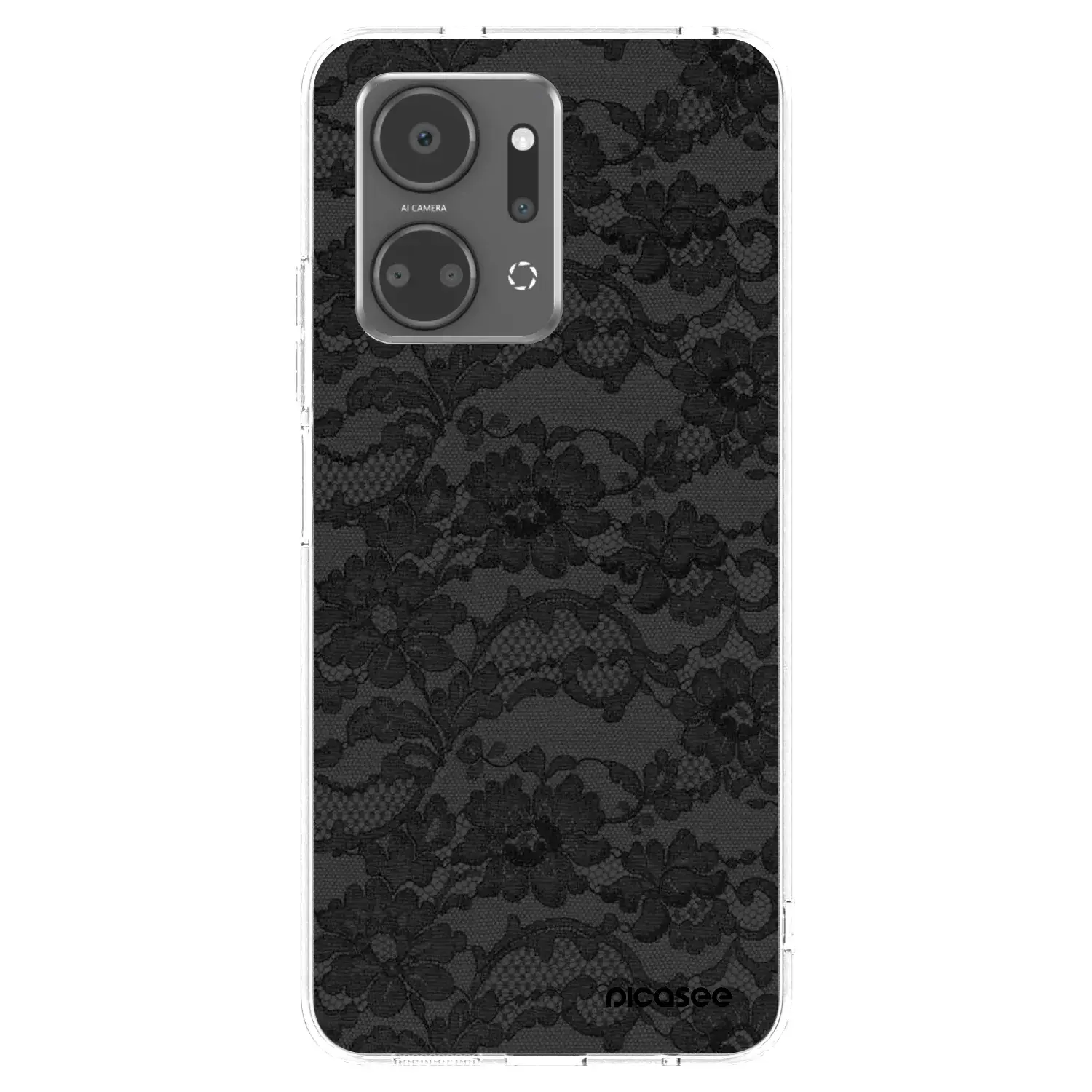 Silikonový průhledný obal pro Honor X7a - Dark Elegance