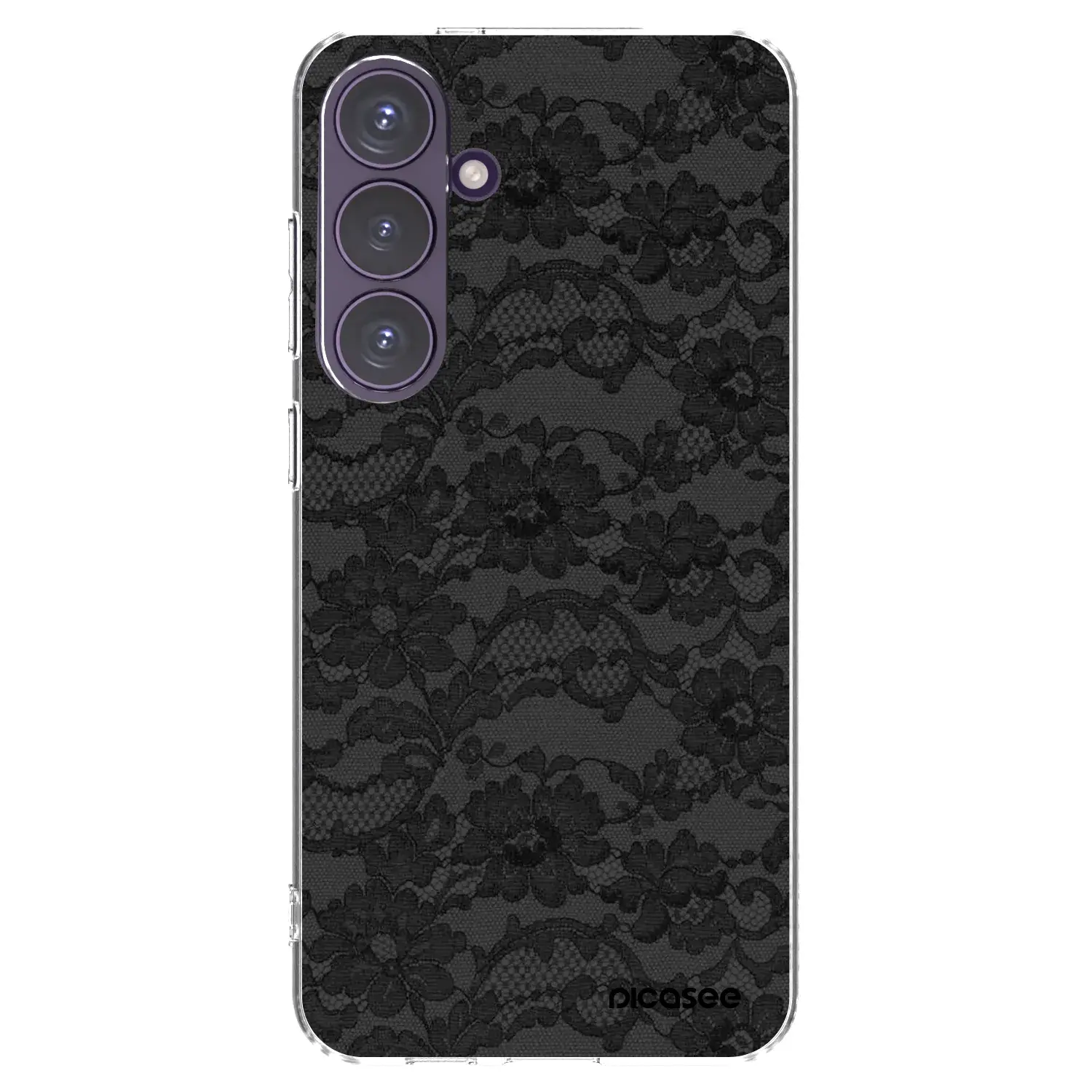 Silikonový průhledný obal pro Samsung Galaxy S24+ S926B 5G - Dark Elegance