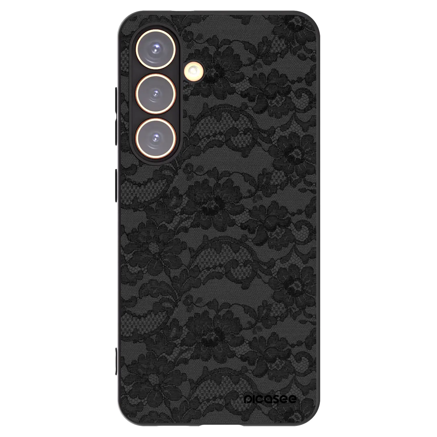 Silikonový černý obal pro Samsung Galaxy S24 S921B 5G - Dark Elegance
