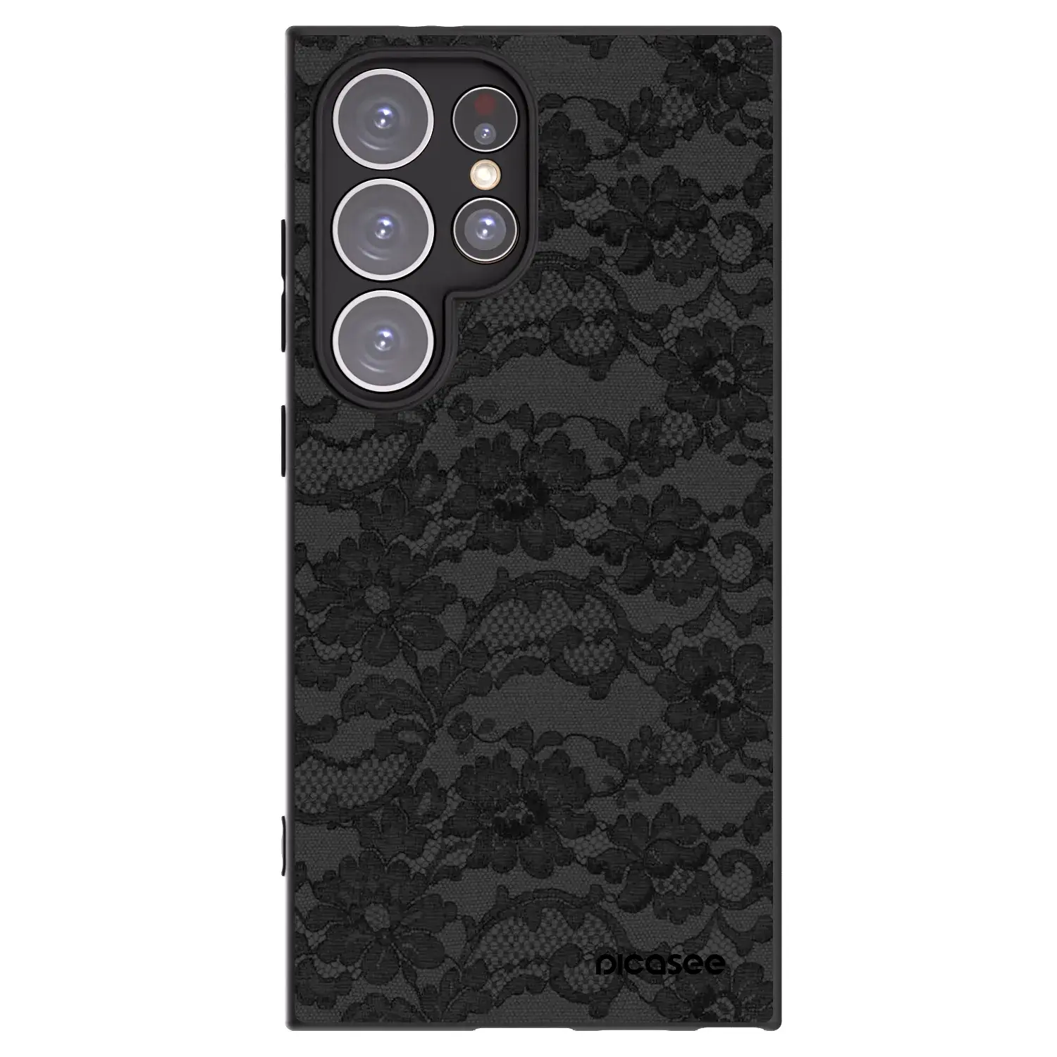 Silikonový černý obal pro Samsung Galaxy S24 Ultra S928B 5G - Dark Elegance