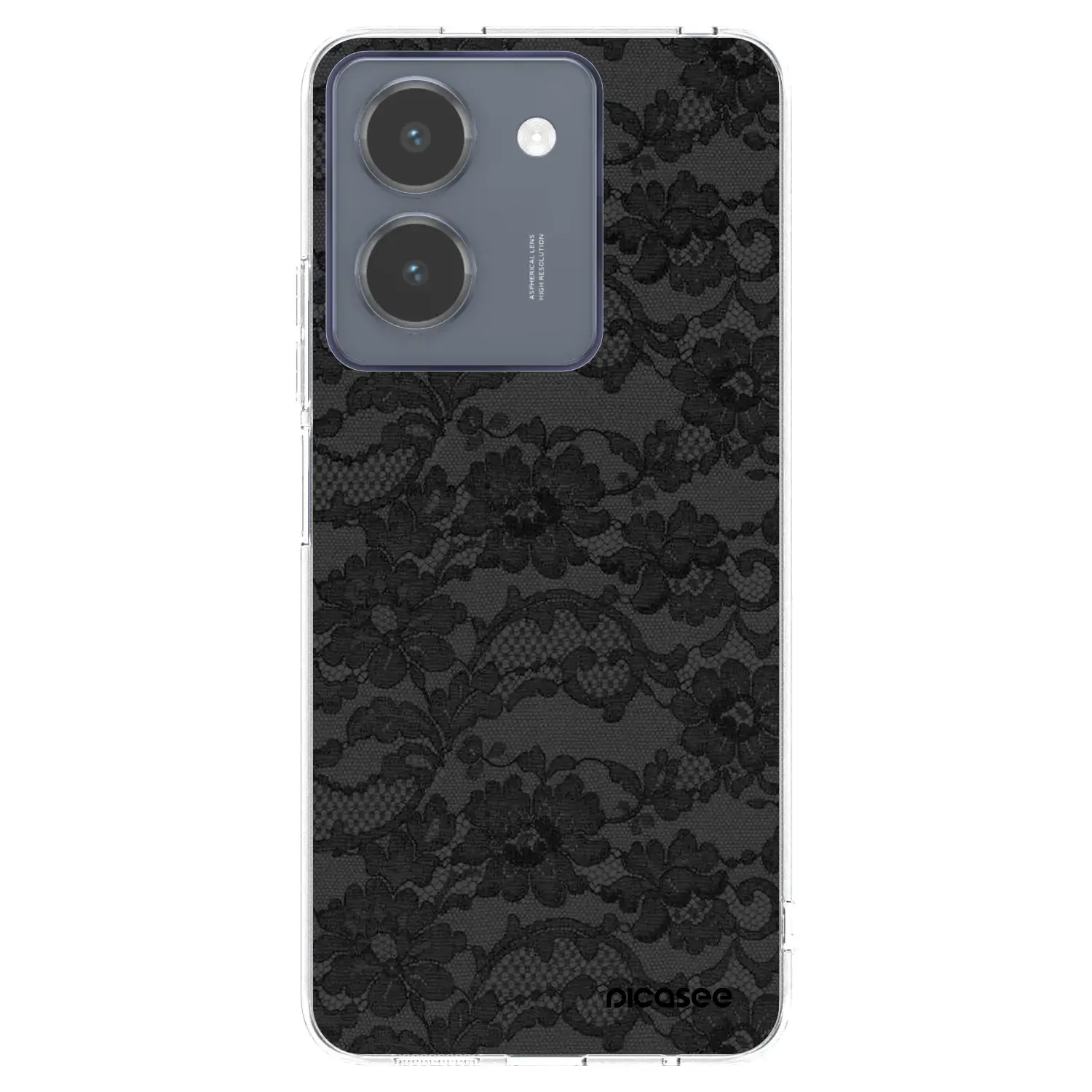 Silikonový průhledný obal pro Vivo Y36 4G - Dark Elegance