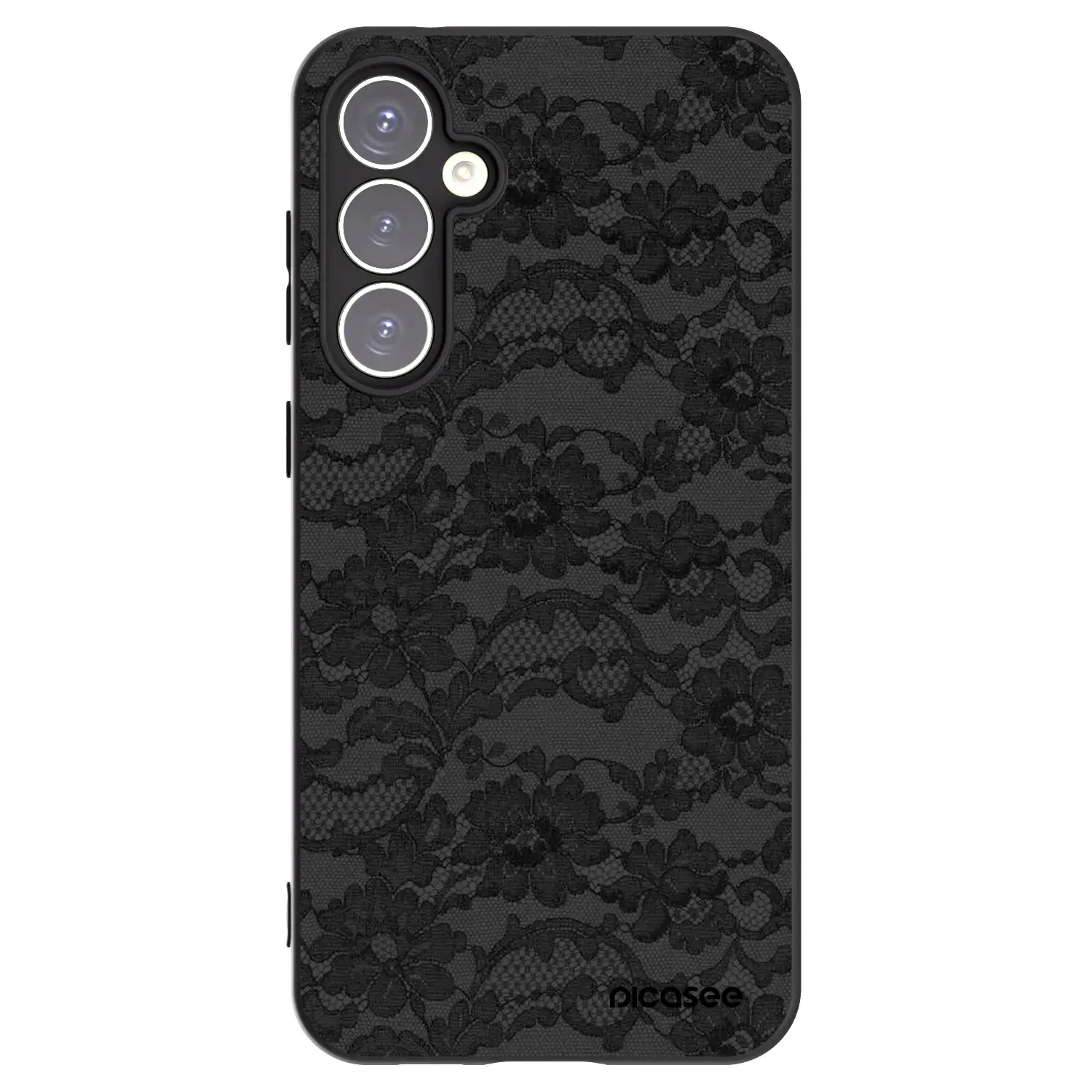 Silikonový černý obal pro Samsung Galaxy S23 FE S711B - Dark Elegance