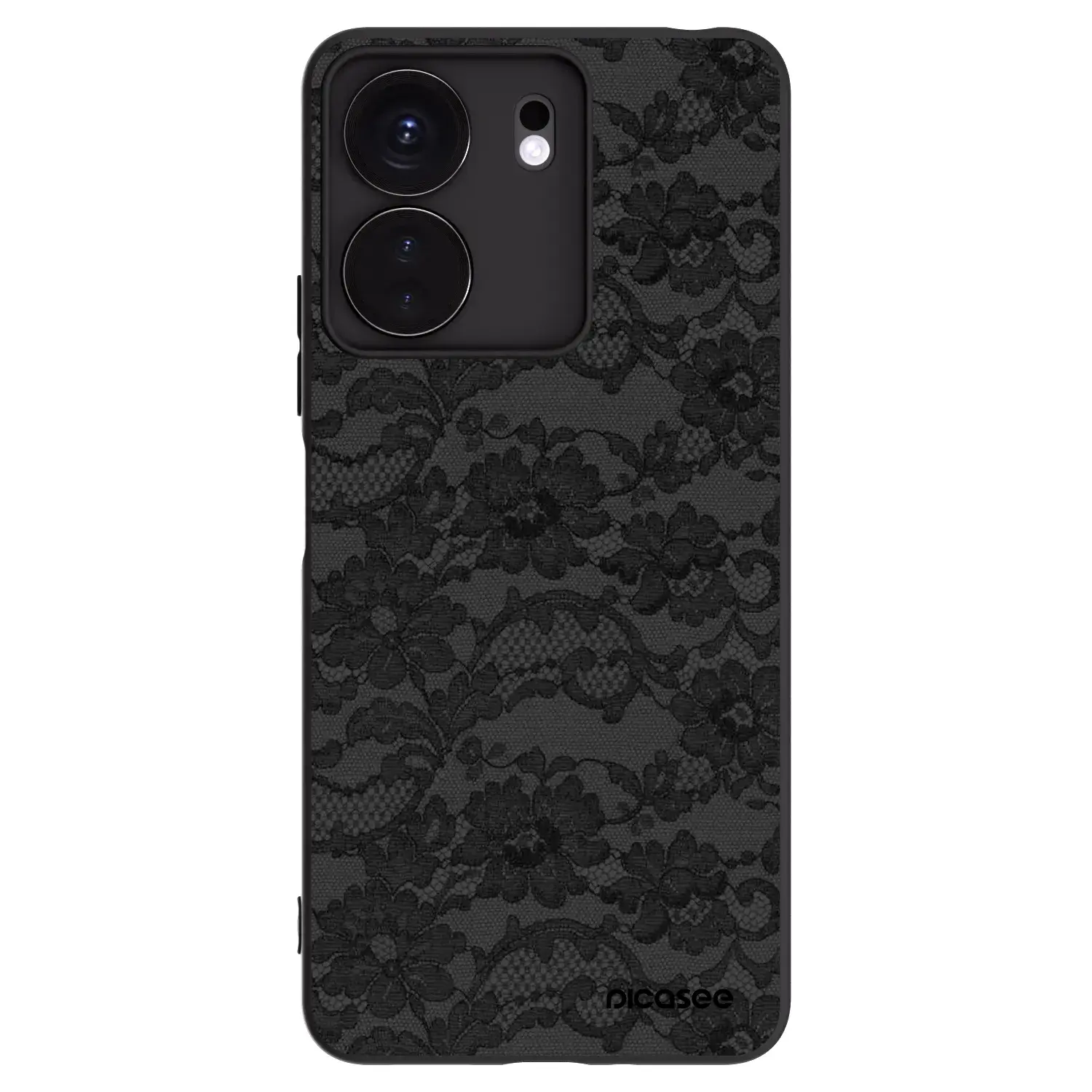 Silikonový černý obal pro Xiaomi Redmi 13C 4G - Dark Elegance
