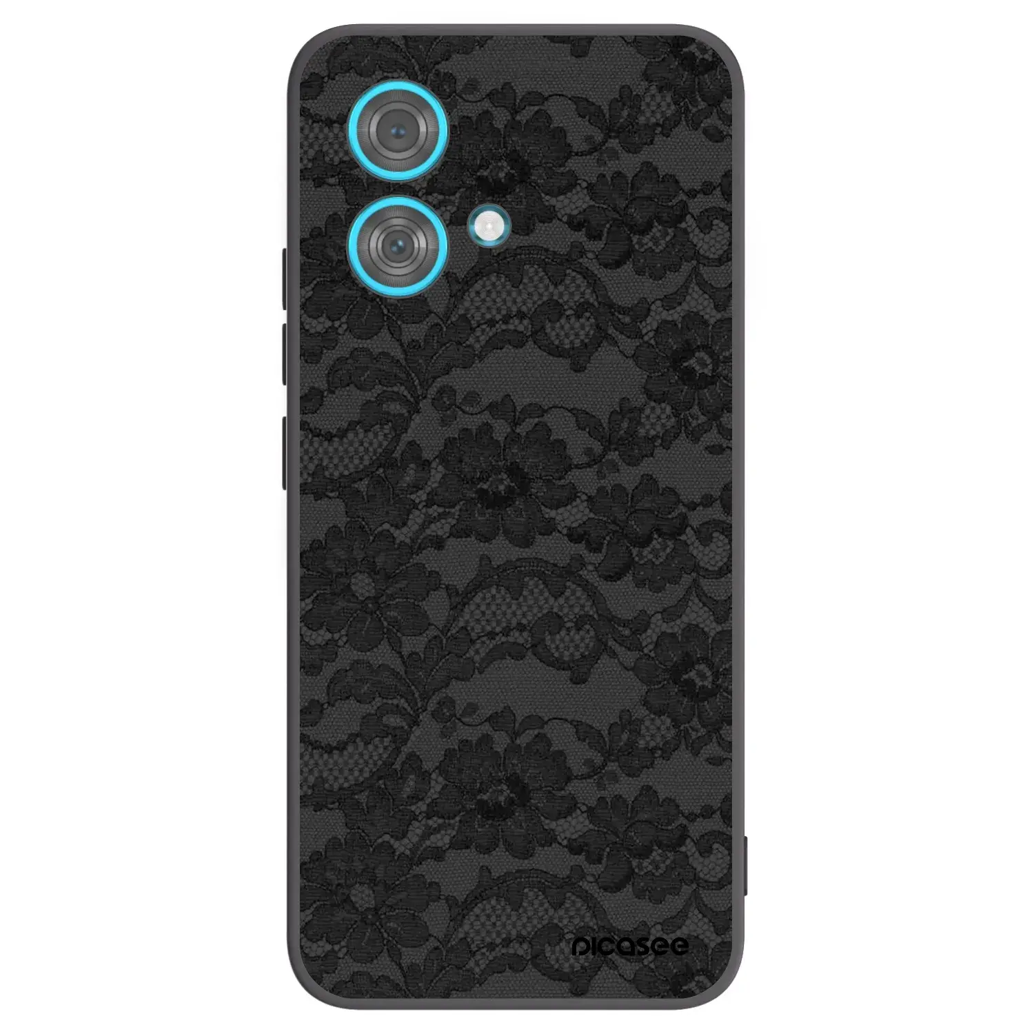 Silikonový černý obal pro Motorola Edge 40 Neo - Dark Elegance
