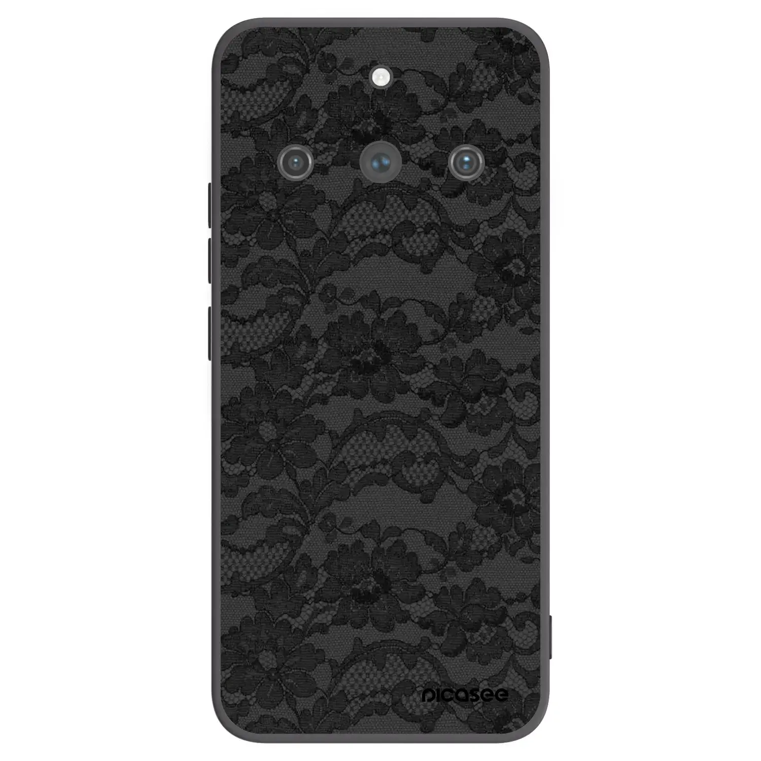 Silikonový černý obal pro Realme 11 Pro+ - Dark Elegance
