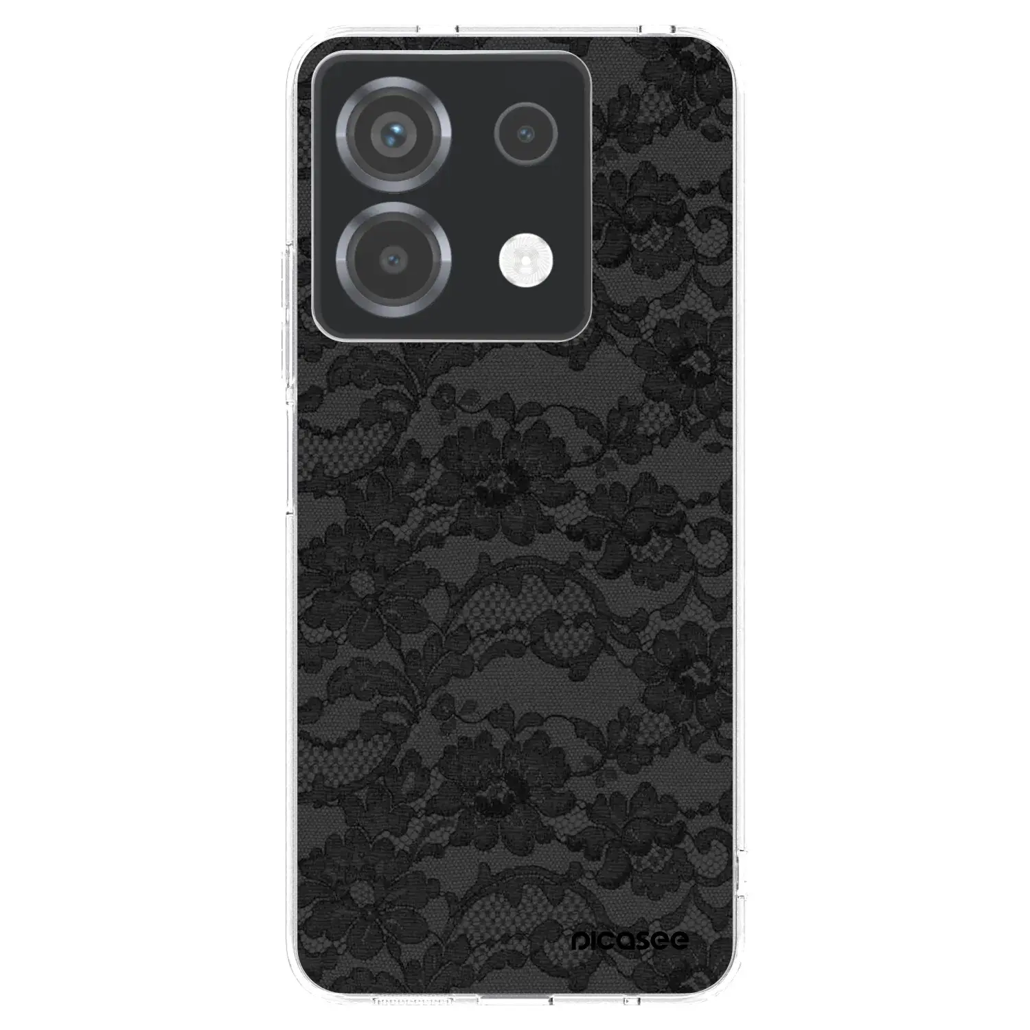 Silikonový průhledný obal pro Xiaomi Poco X6 - Dark Elegance