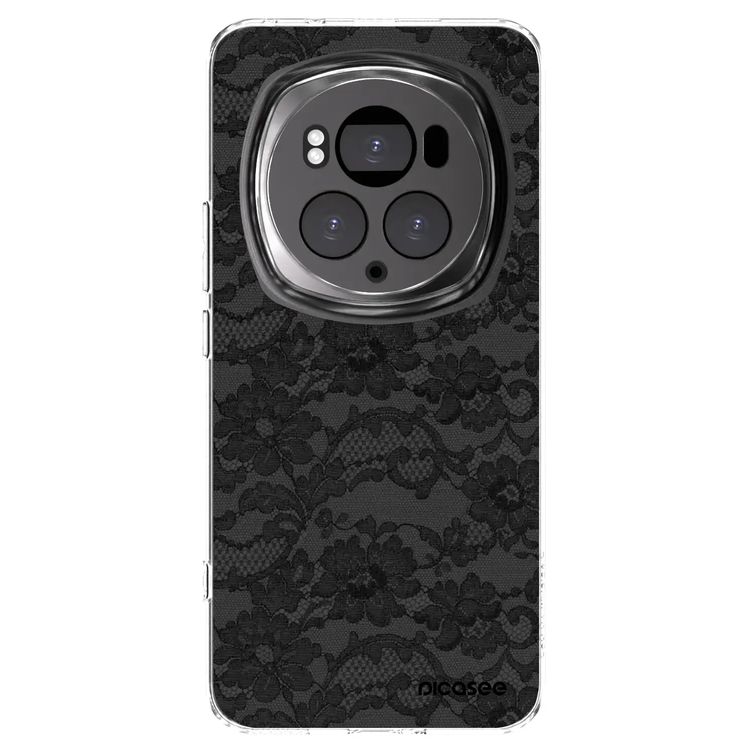 Silikonový průhledný obal pro Honor Magic6 Pro - Dark Elegance